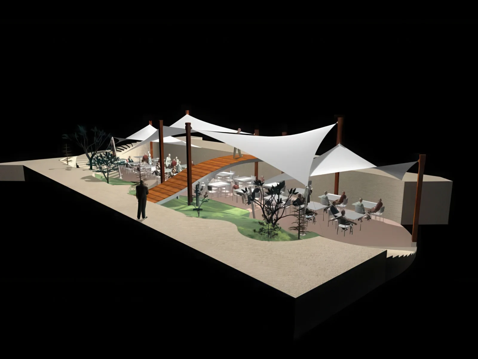 Тенты для ресторации проект 109