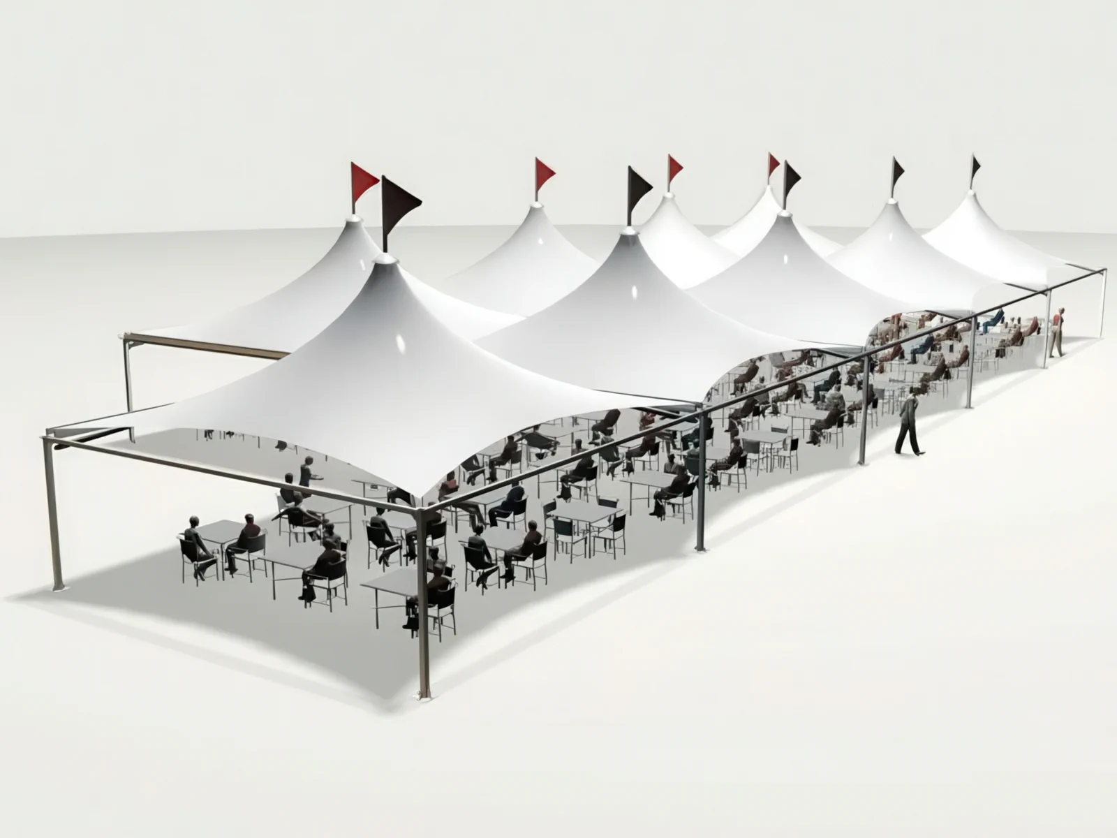 Тенты для ресторации проект 113