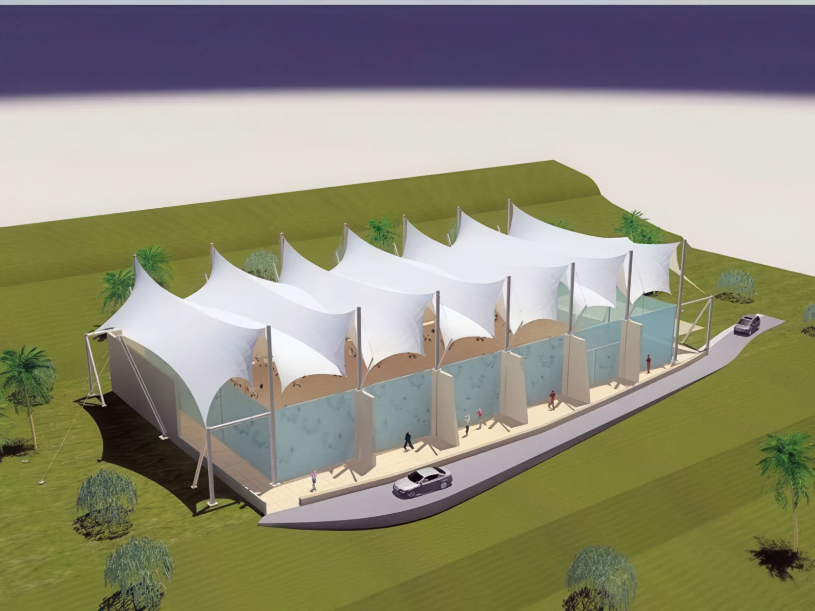 Тенты для ресторации проект 114