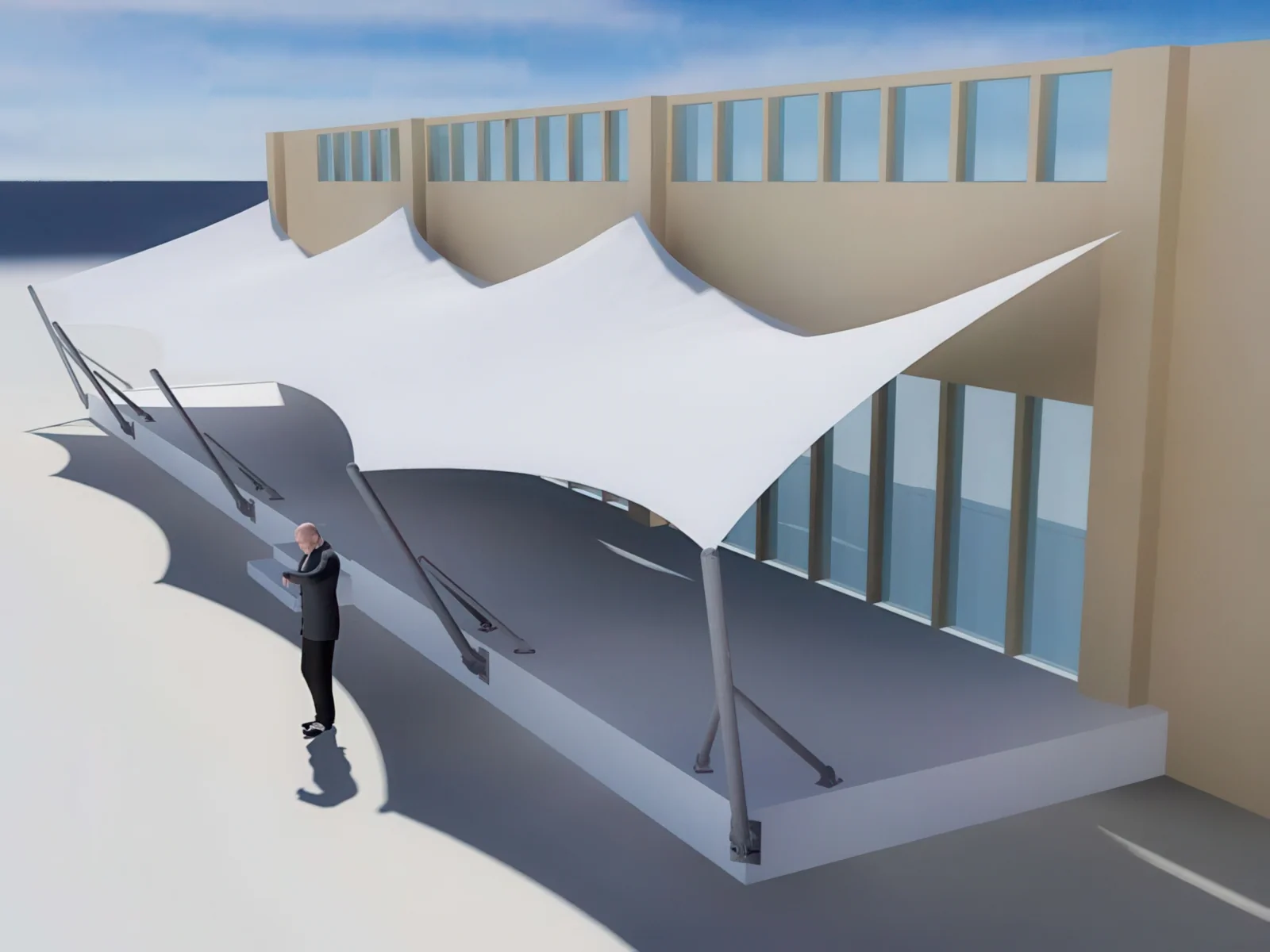 Тенты для ресторации проект 127