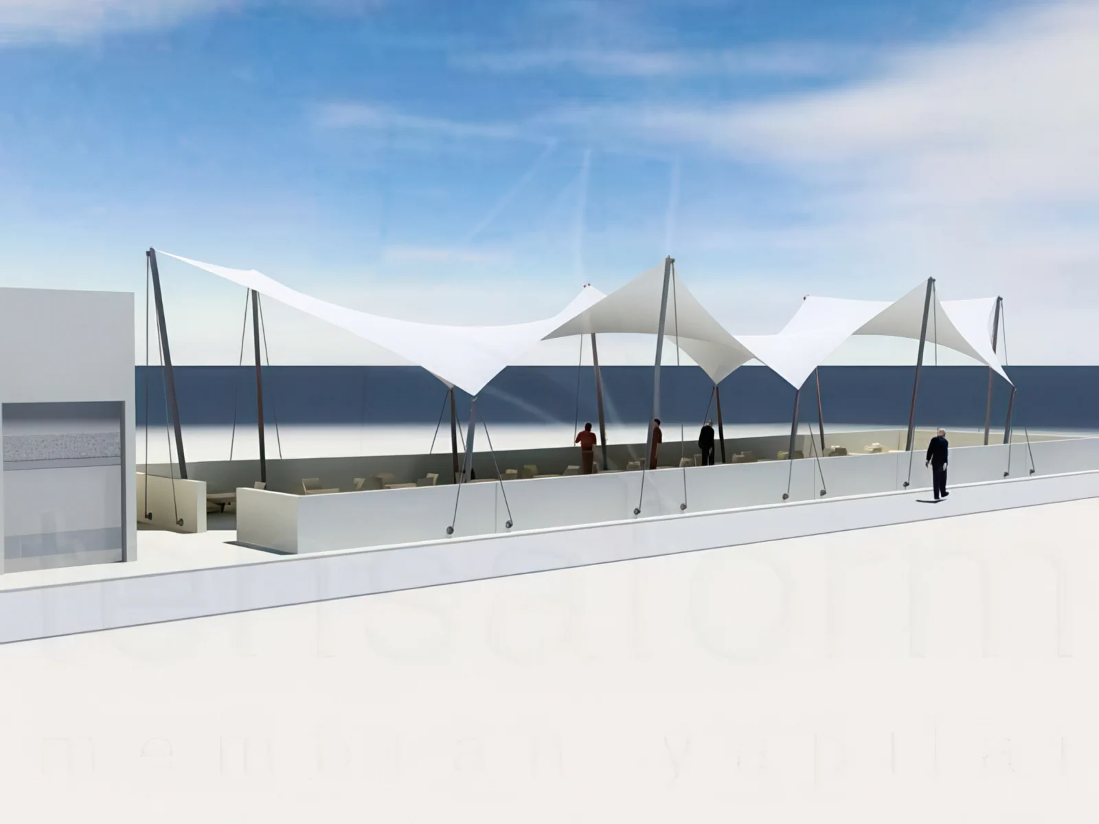 Тенты для ресторации проект 141