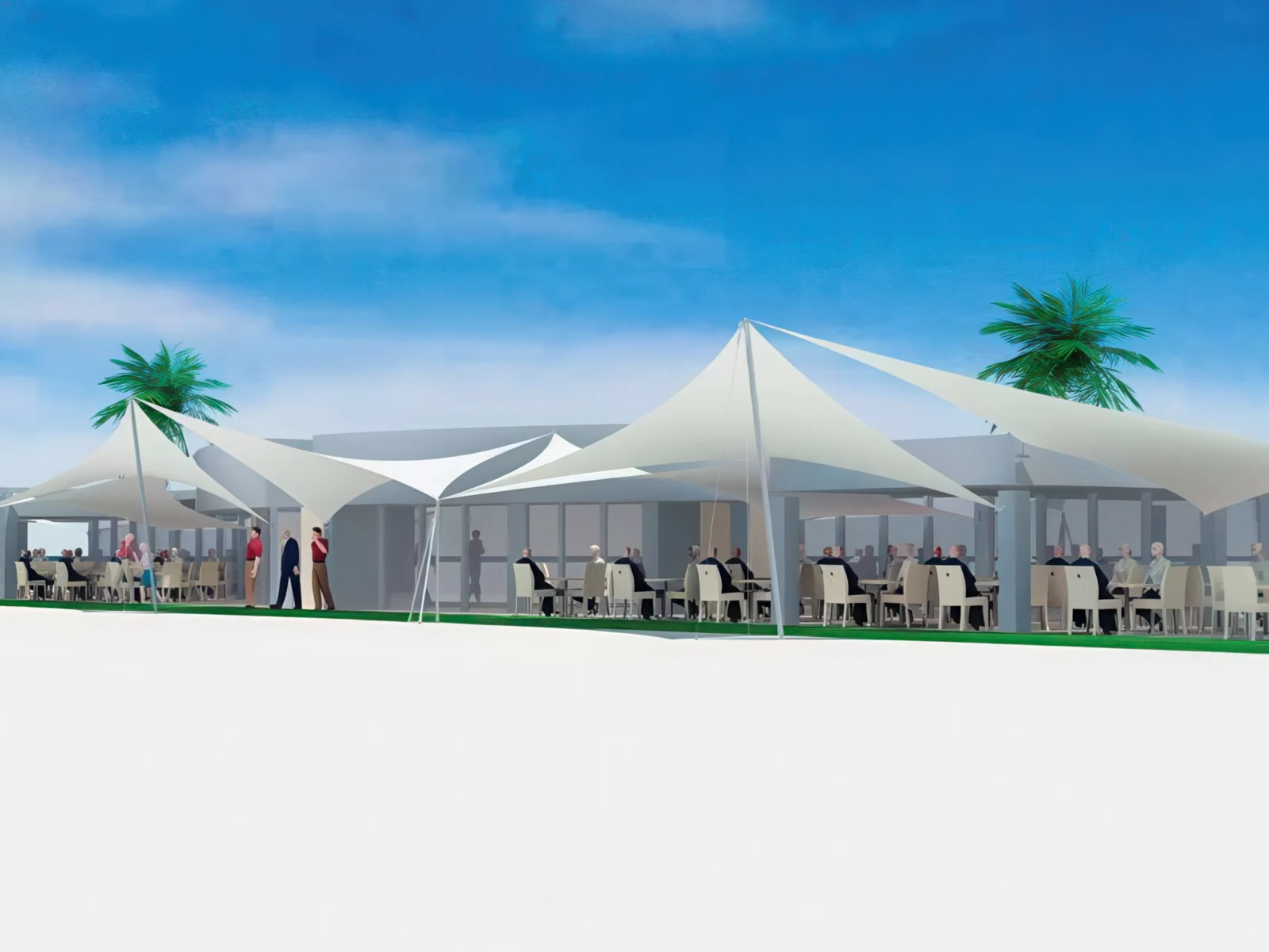 Тенты для ресторации проект 143