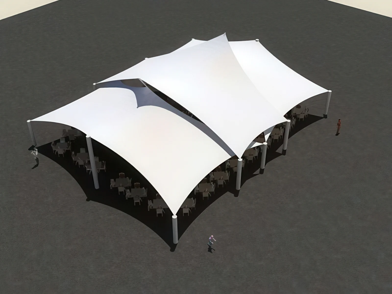 Тенты для ресторации проект 164