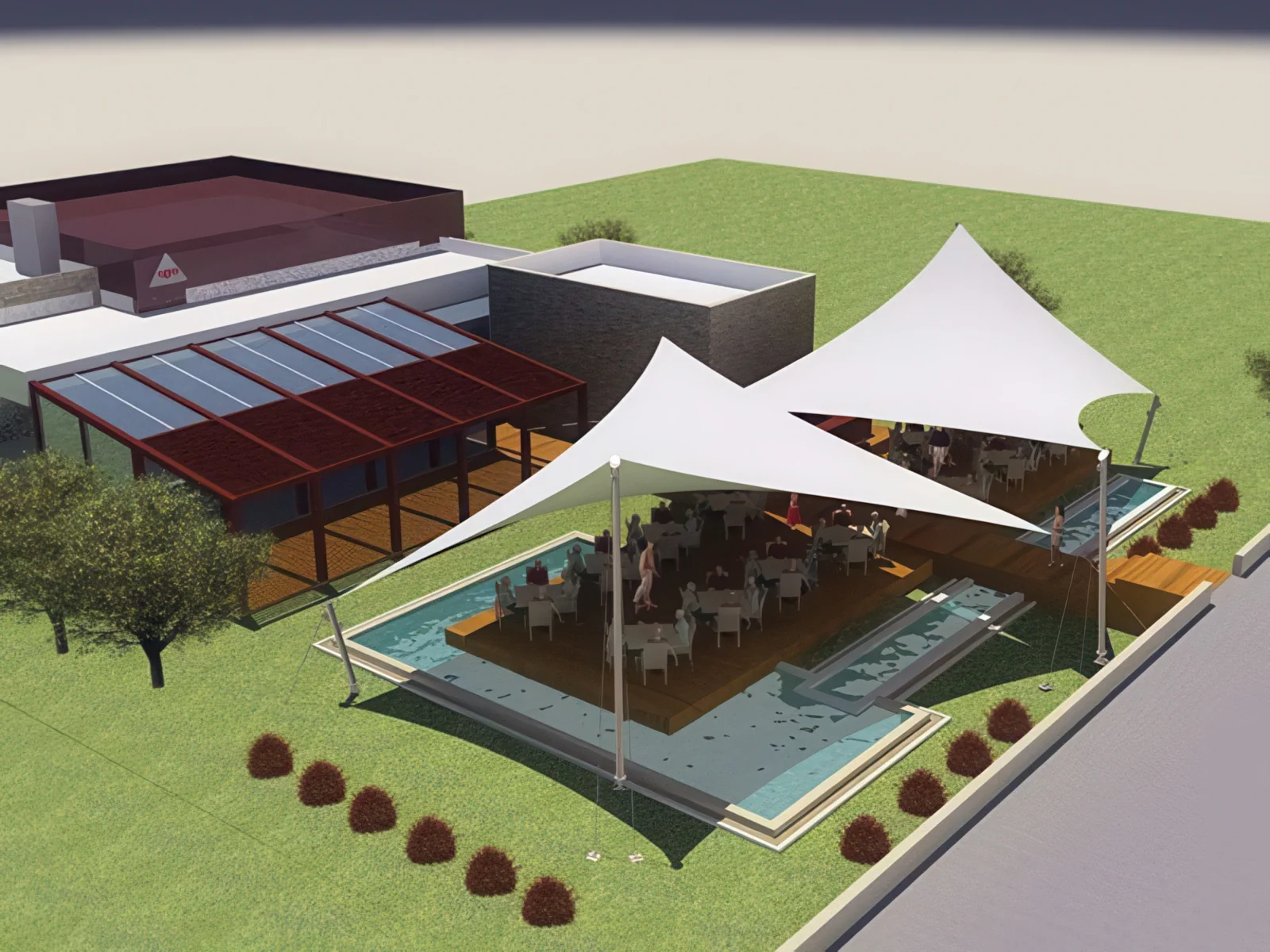 Тенты для ресторации проект 167