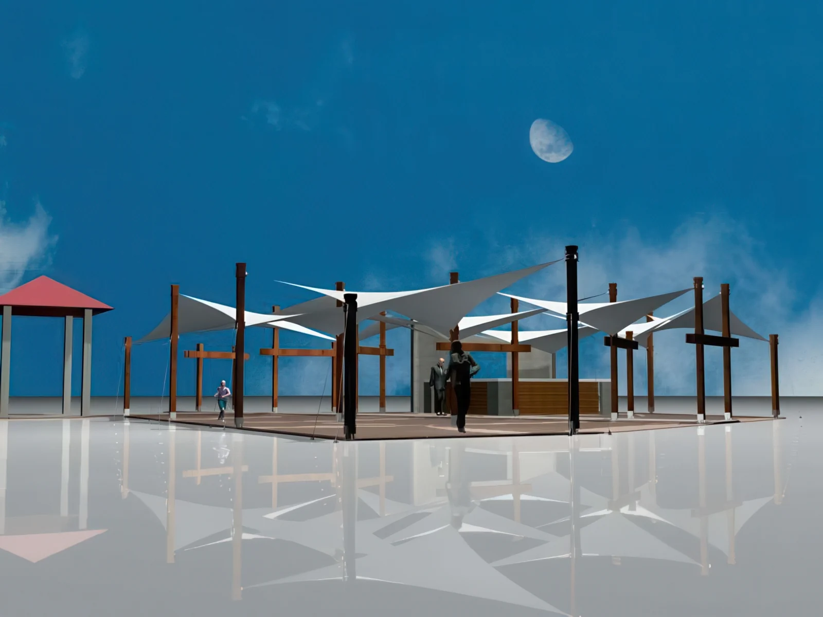 Навесы для крыш и балконов проект 5