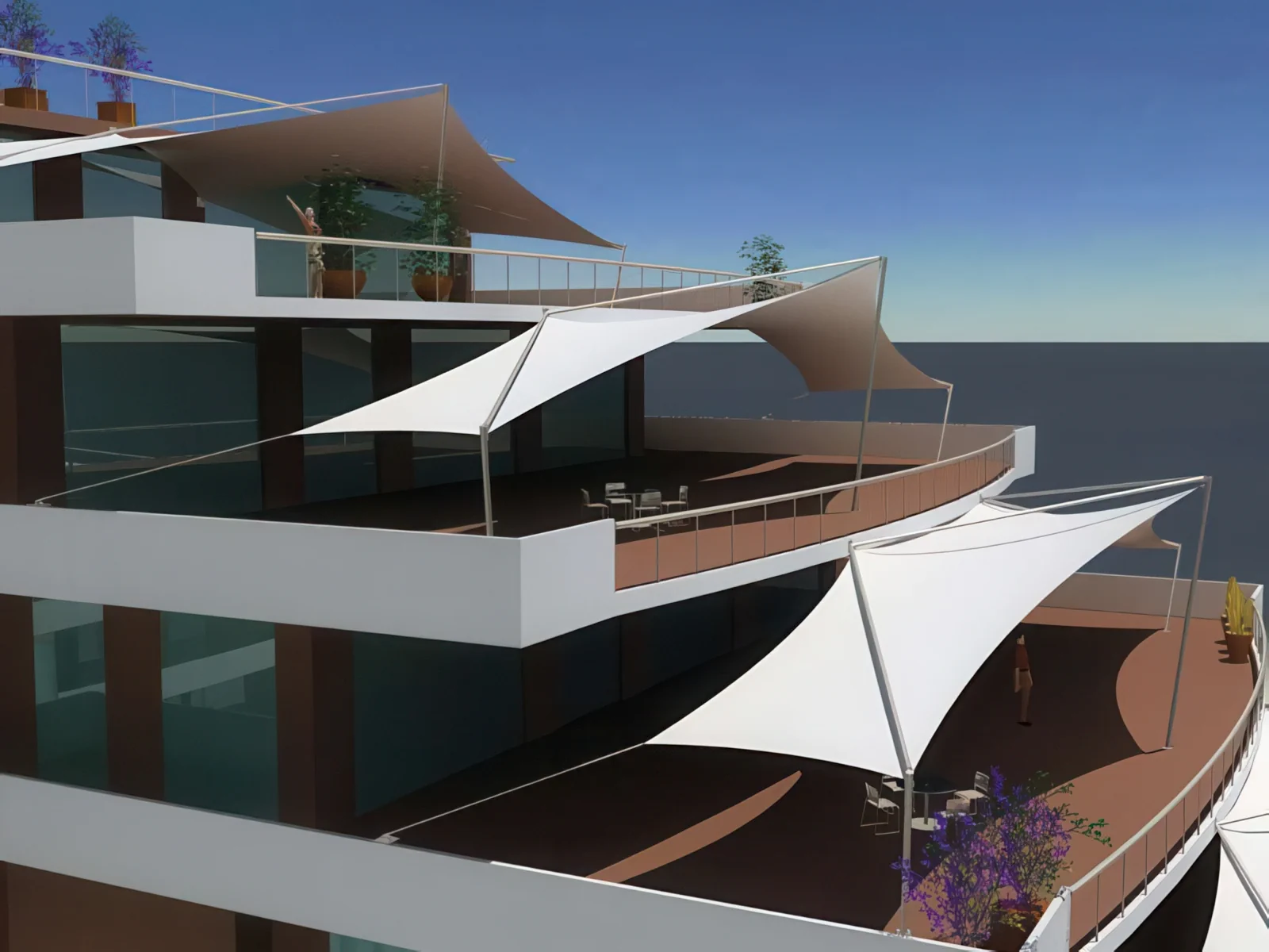 Навесы для крыш и балконов проект 20