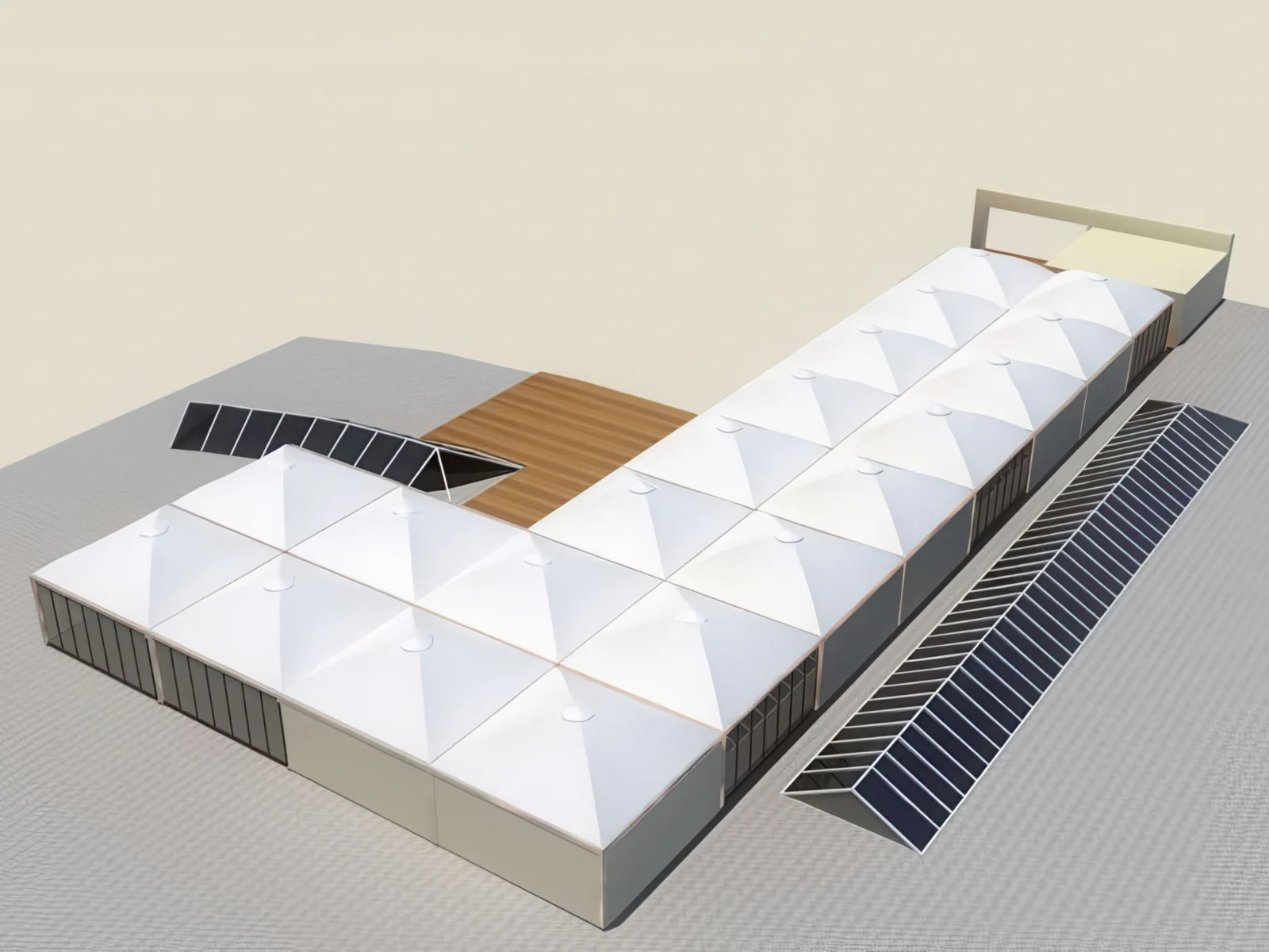 Навесы для крыш и балконов проект 21