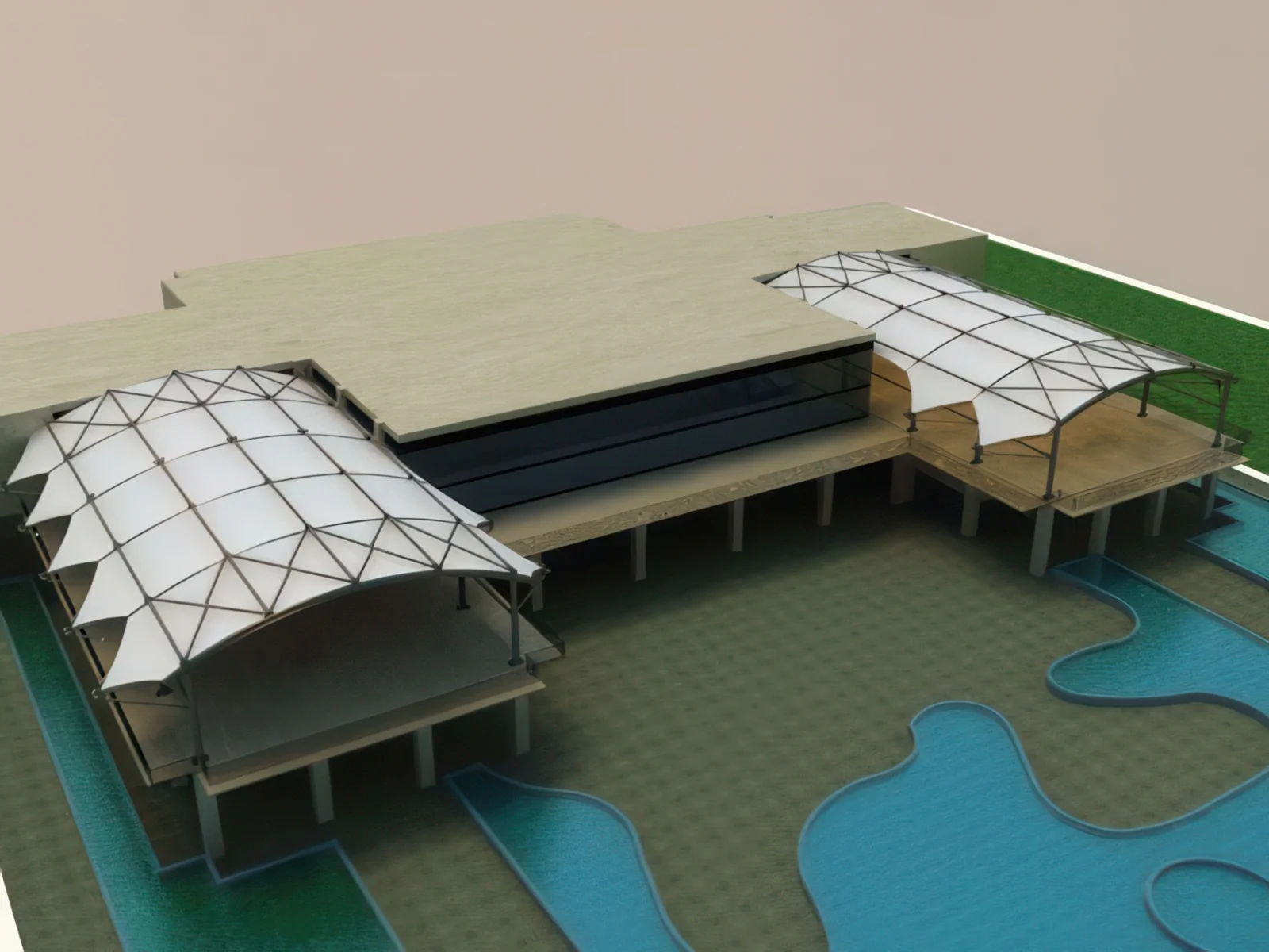 Навесы для крыш и балконов проект 24