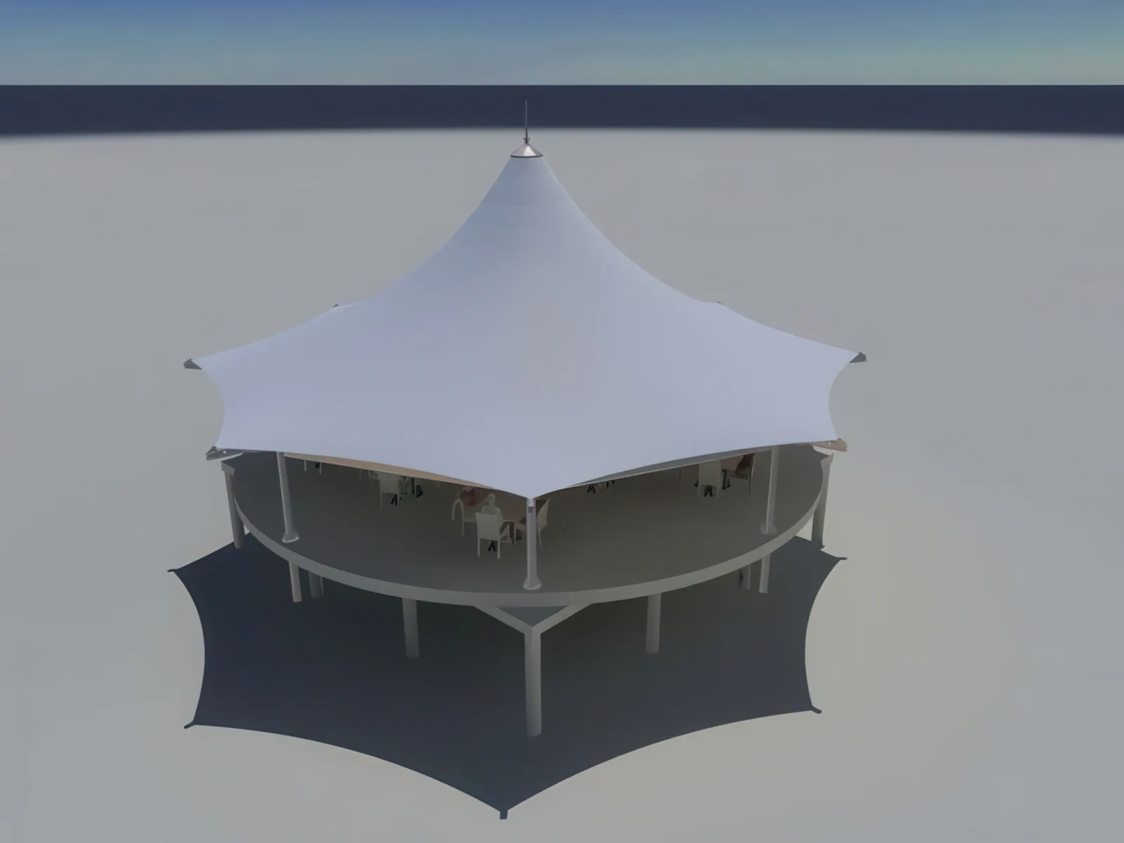 Навесы для крыш и балконов проект 45