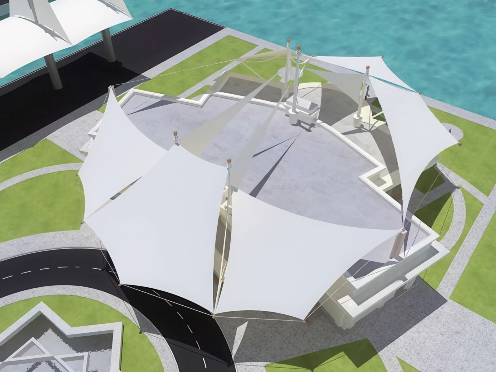 Навесы для крыш и балконов проект 52