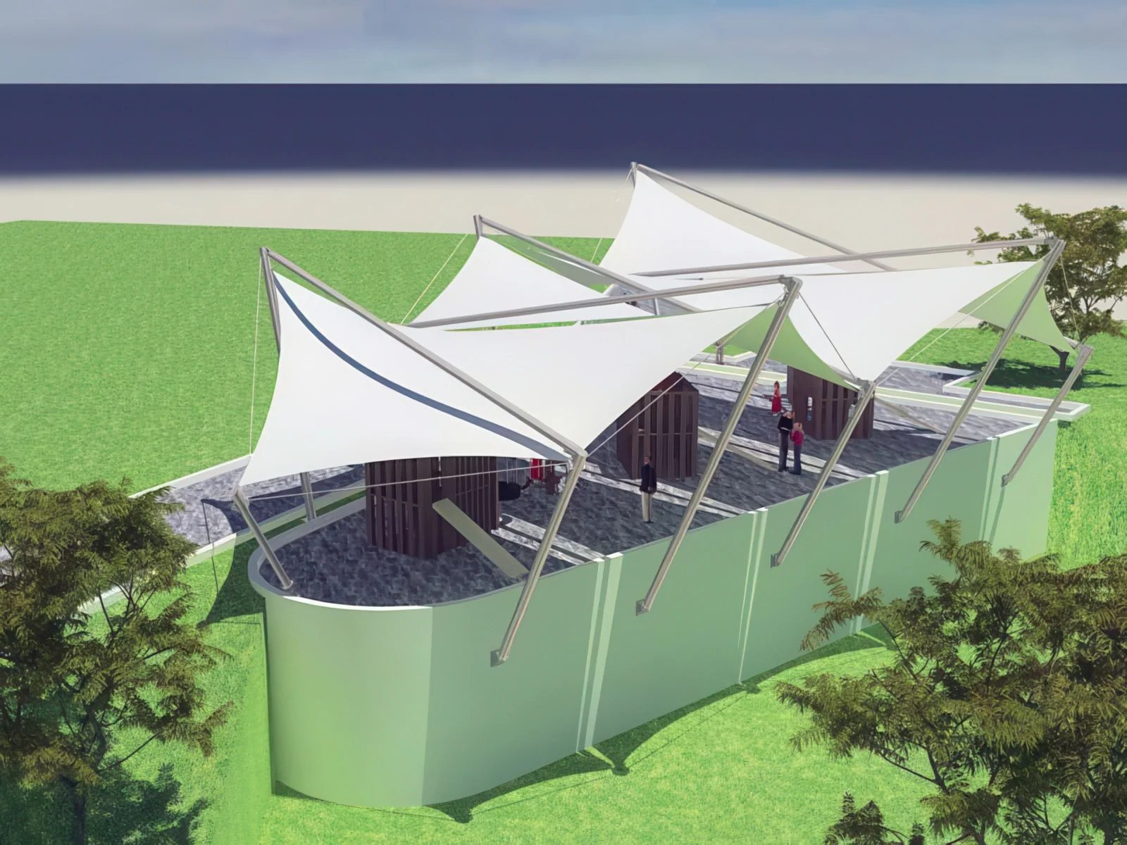 Навесы для крыш и балконов проект 66