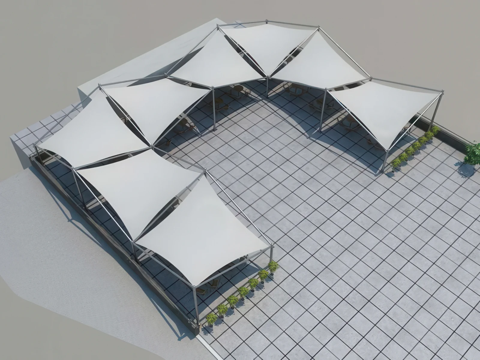 Навесы для крыш и балконов проект 69