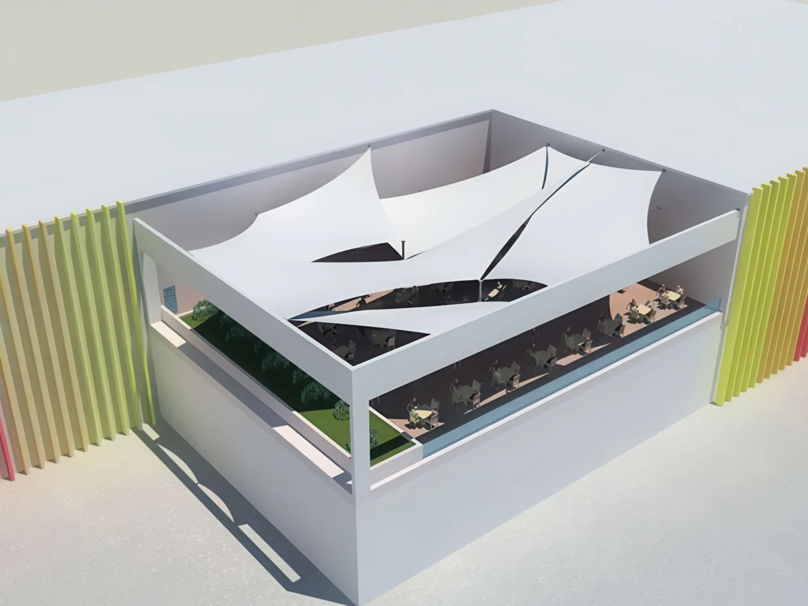 Навесы для крыш и балконов проект 97