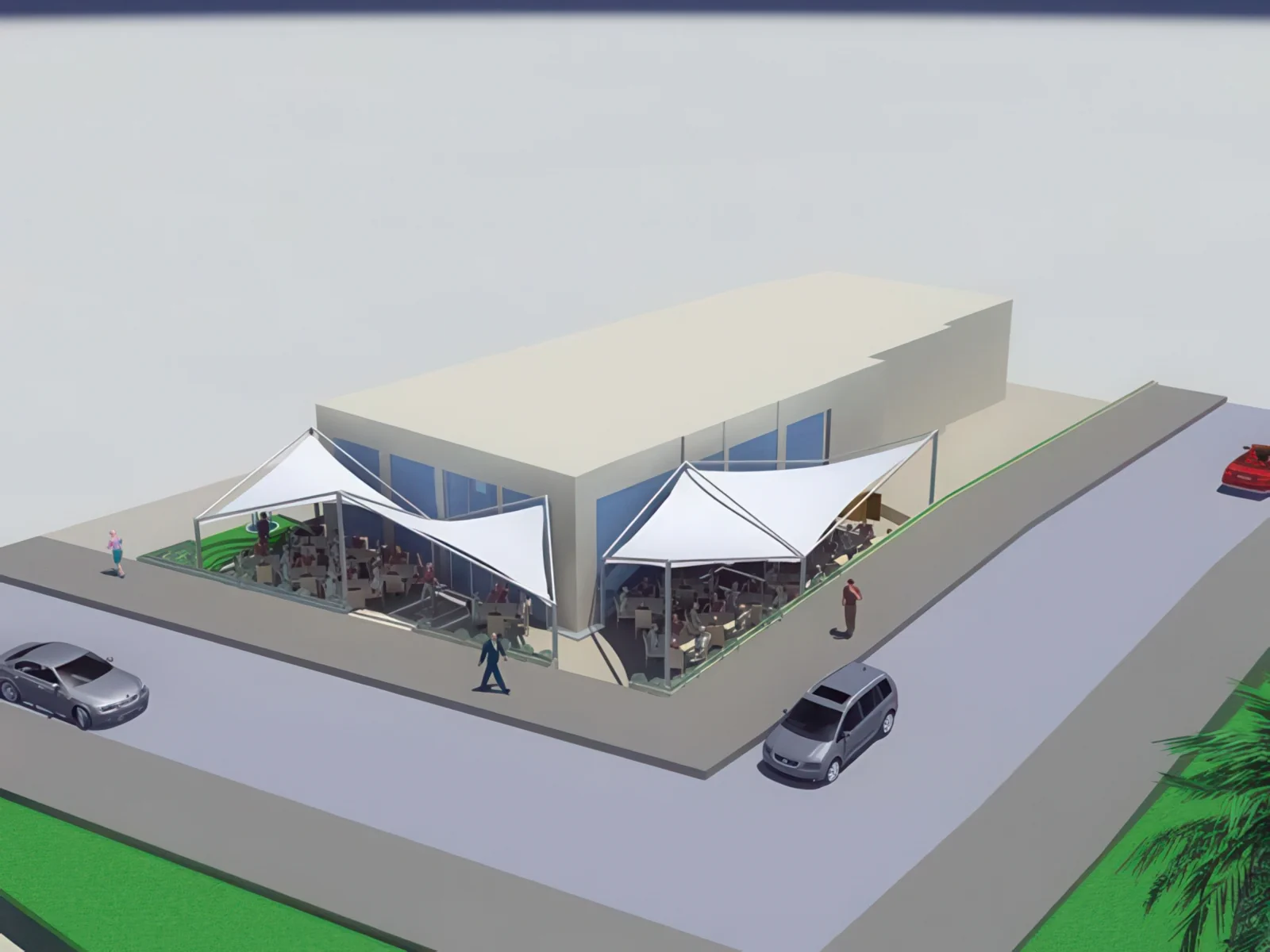 Навесы для крыш и балконов проект 109