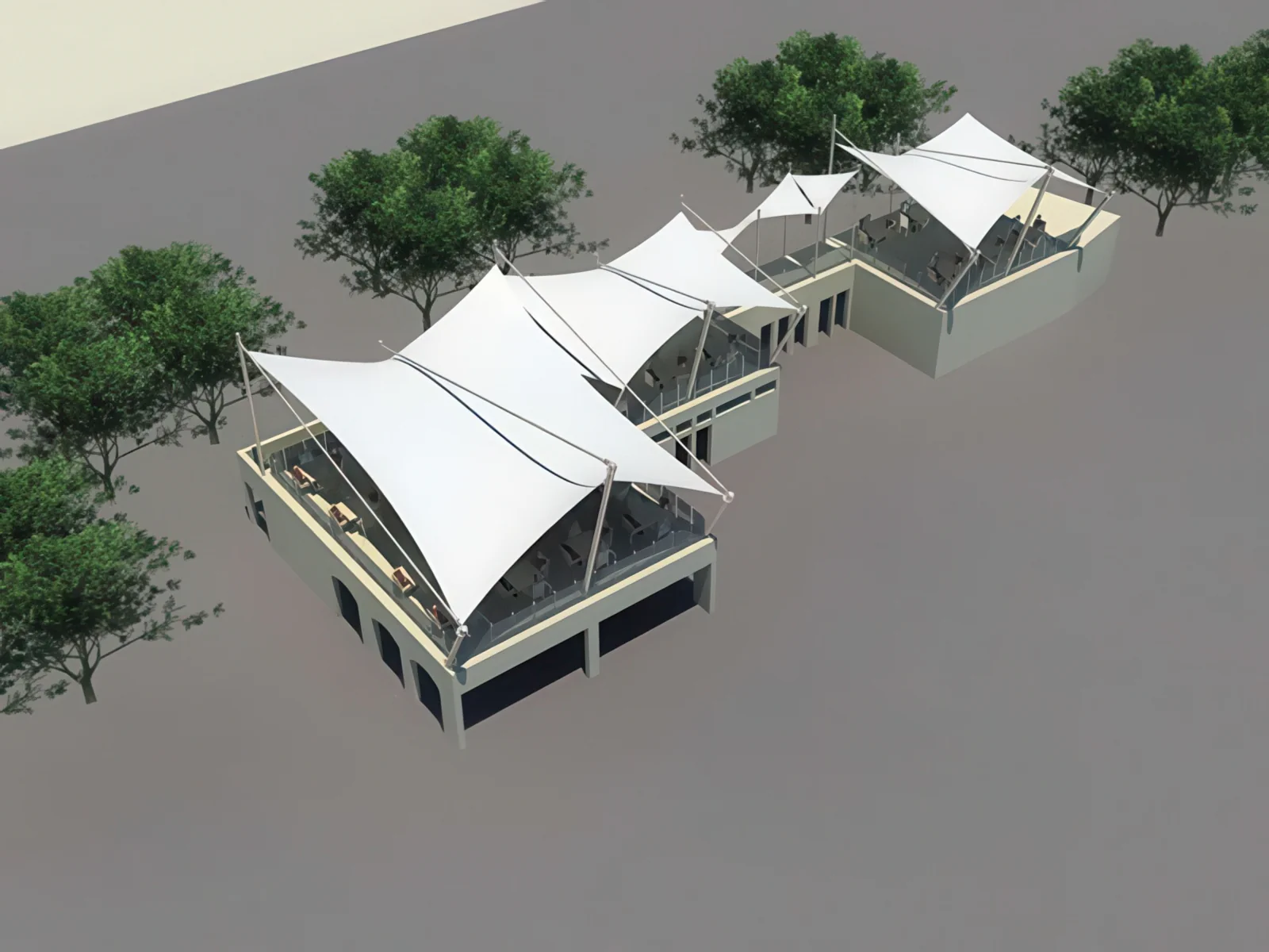 Навесы для крыш и балконов проект 113