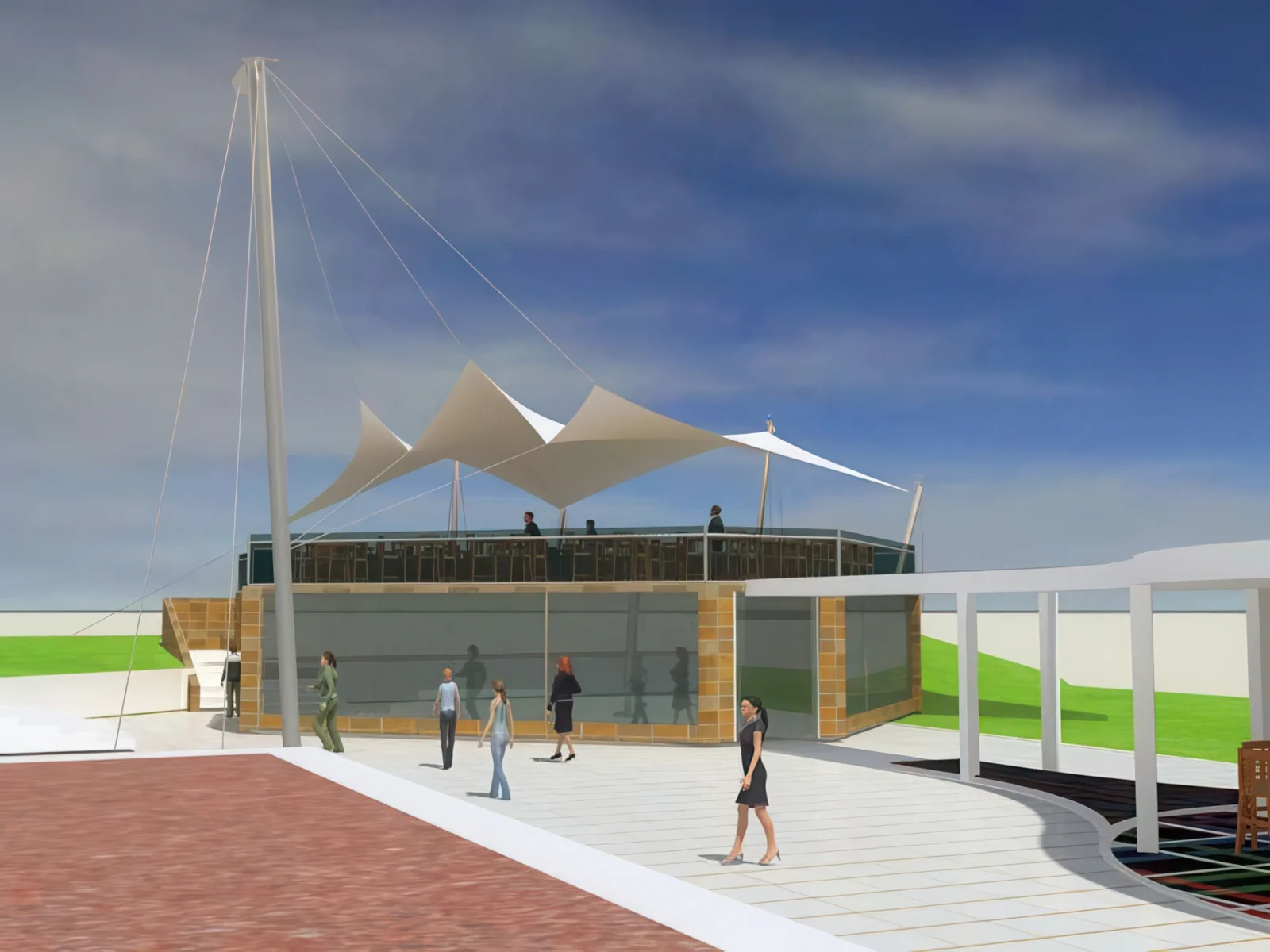 Навесы для крыш и балконов проект 126