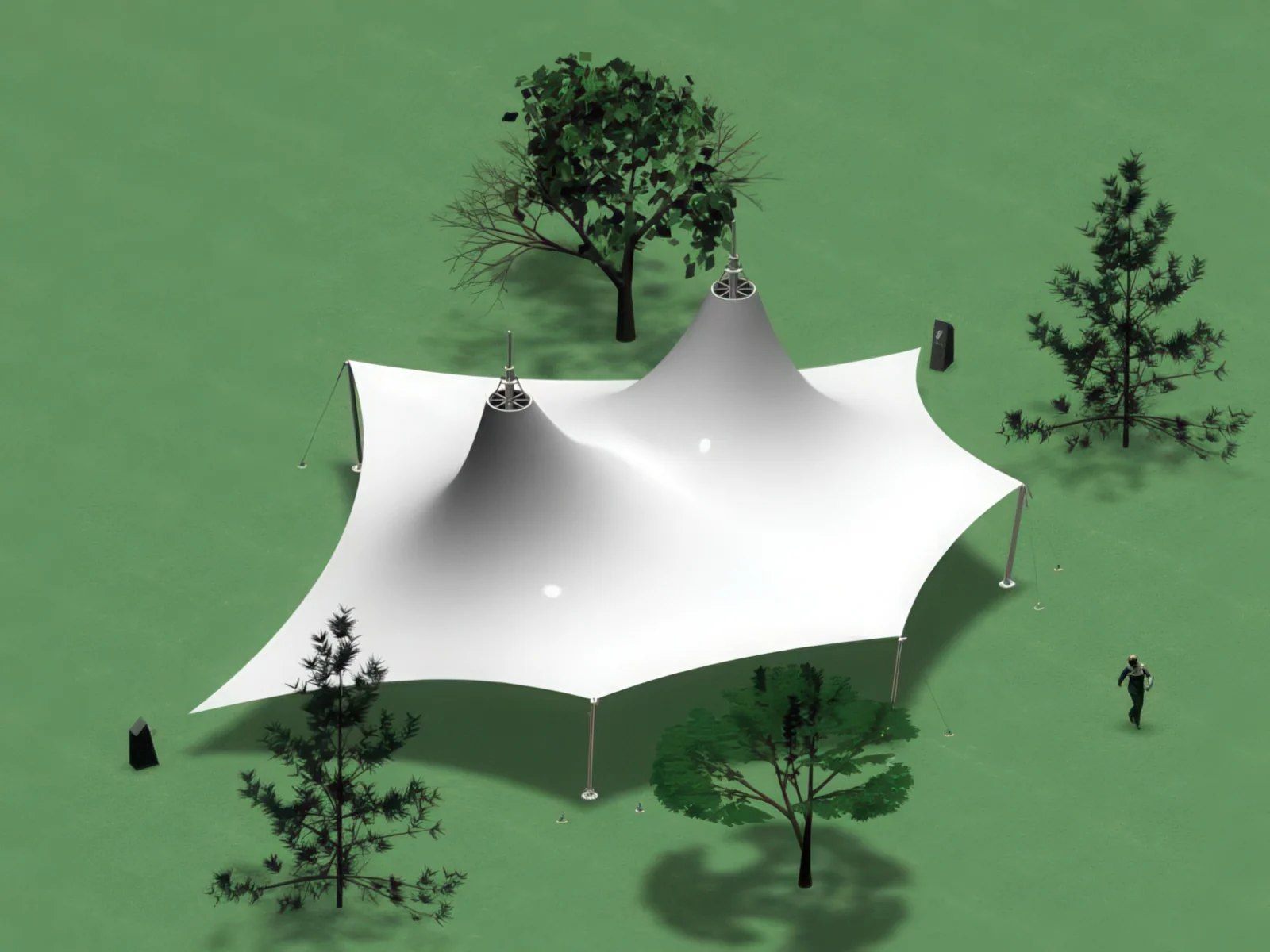 Теневые навесы проект 1