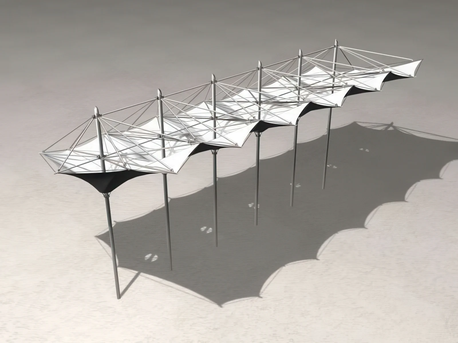 Теневые навесы проект 10