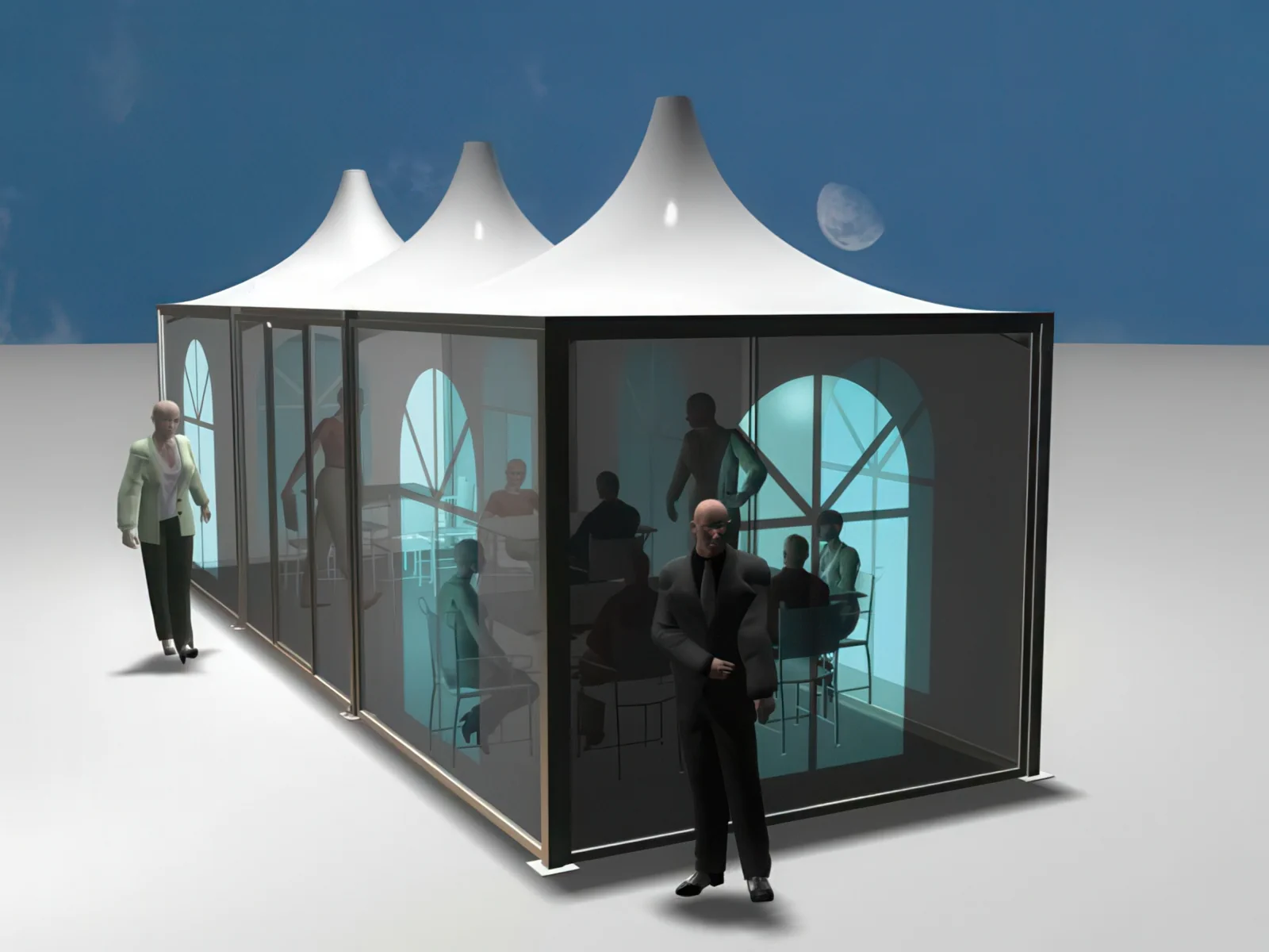 Теневые навесы проект 14