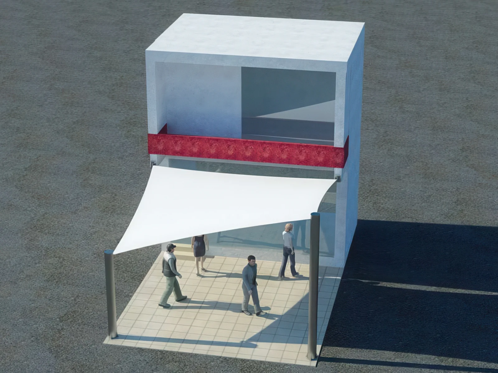 Теневые навесы проект 25