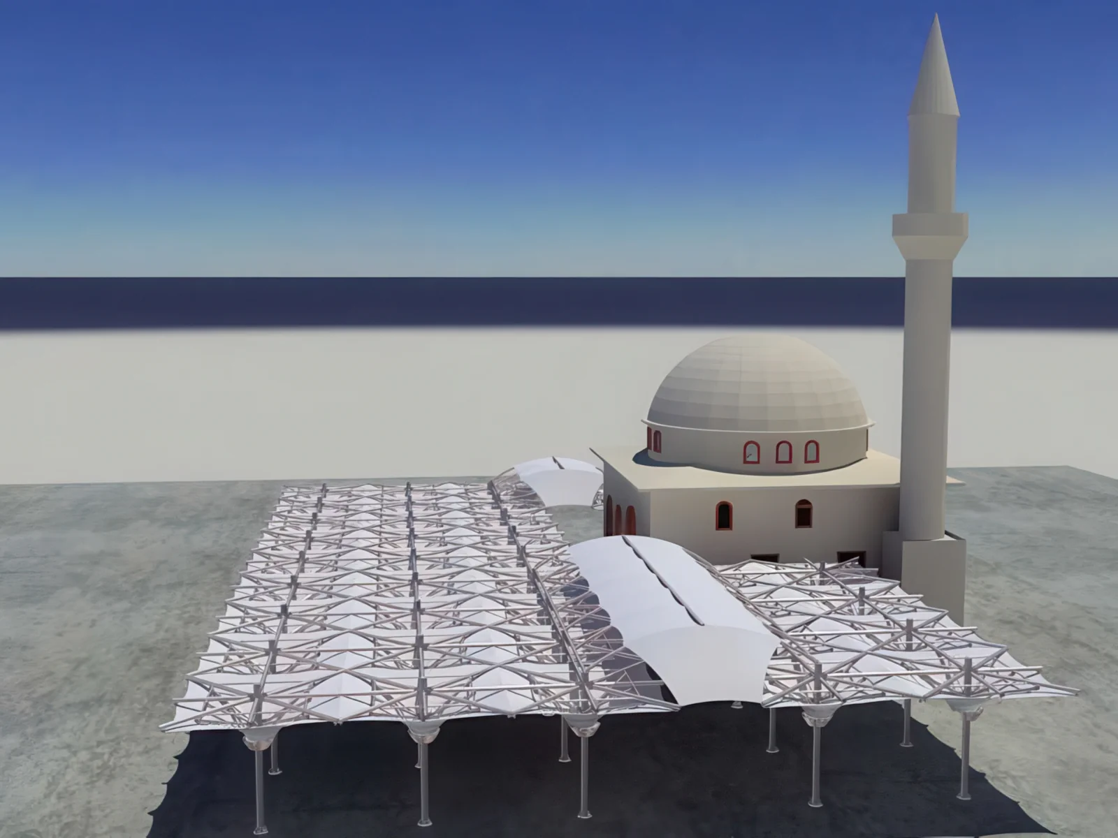 Теневые навесы проект 37