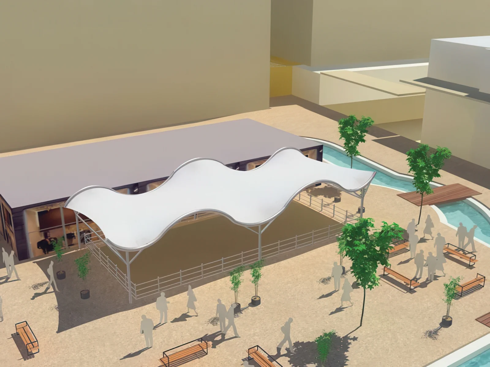 Теневые навесы проект 39