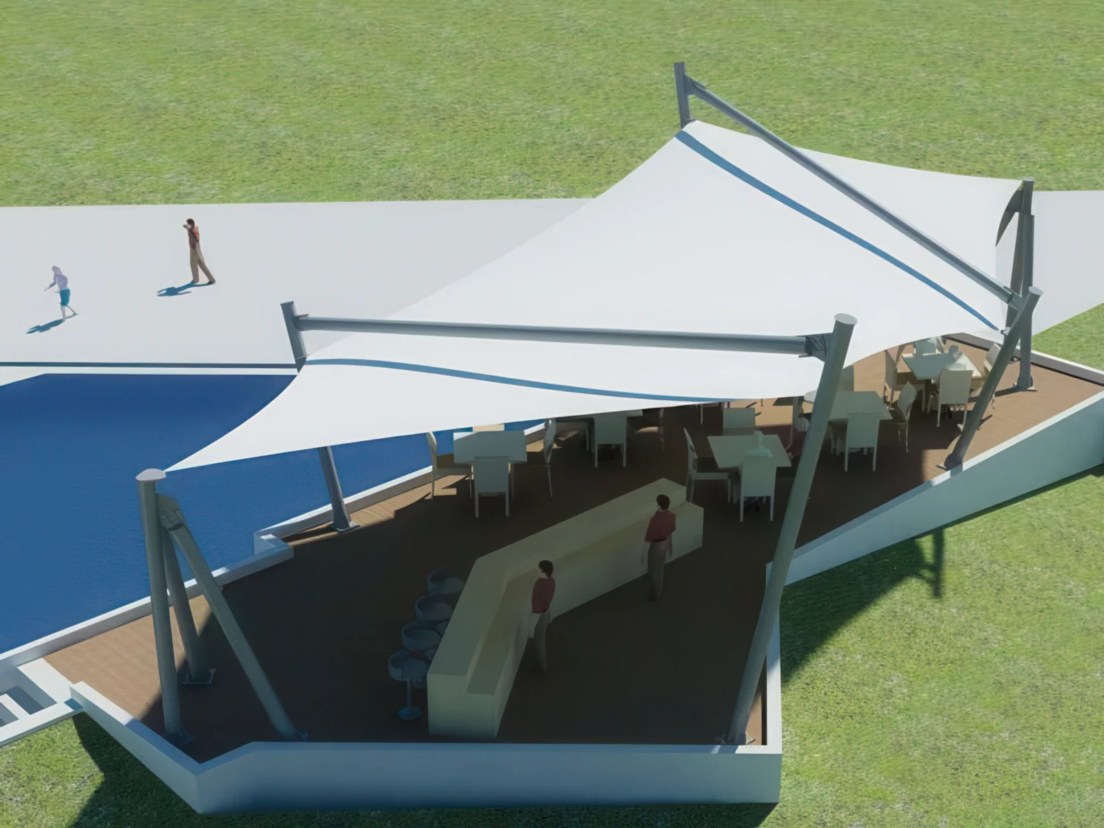 Теневые навесы проект 41