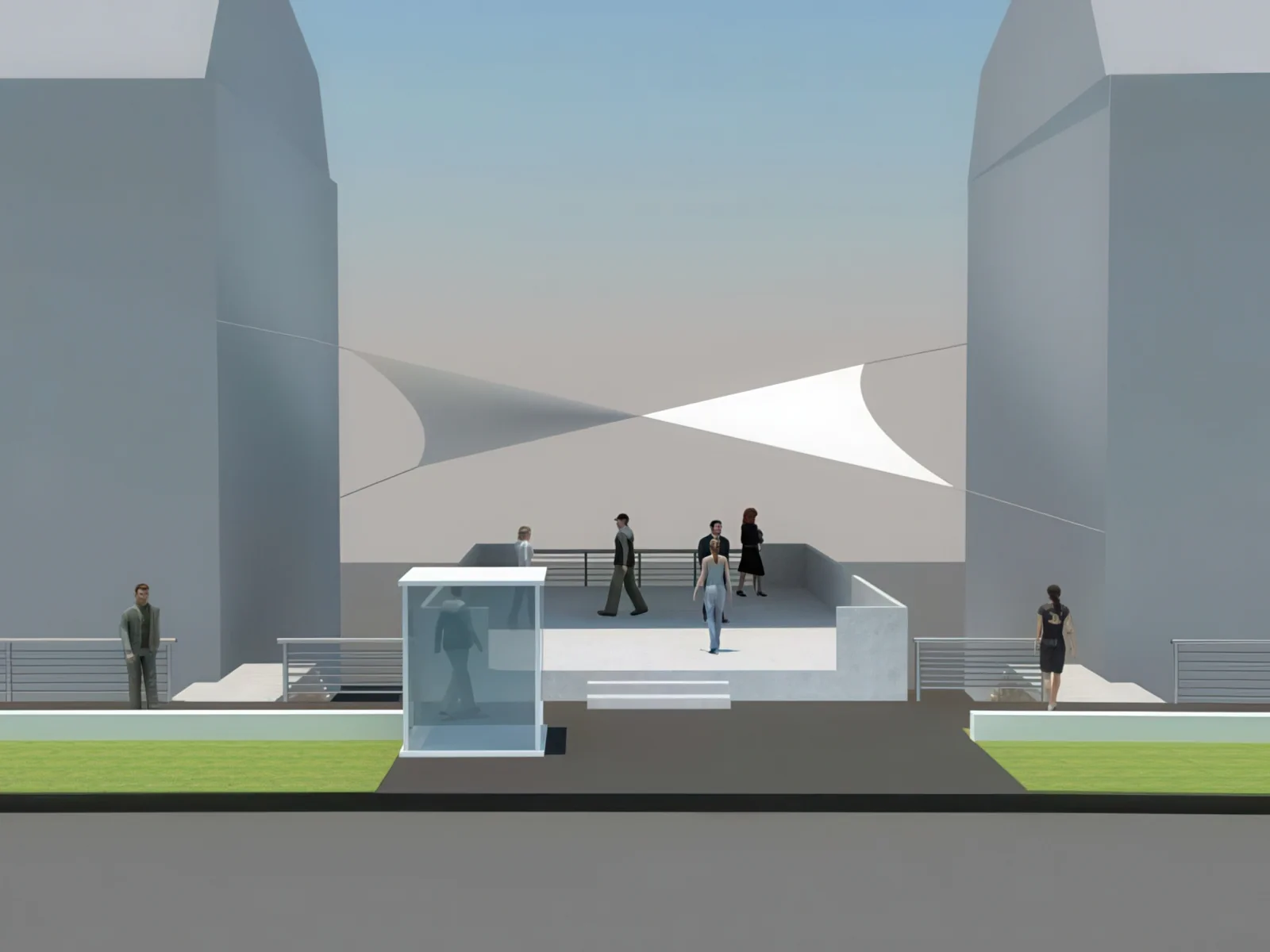 Теневые навесы проект 44