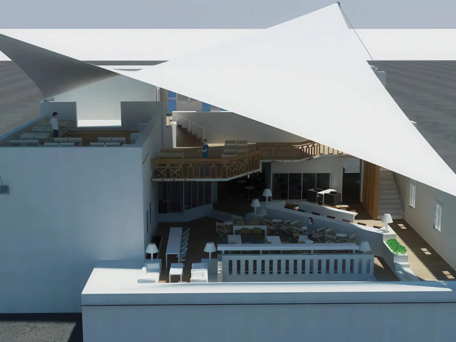 Теневые навесы проект 57