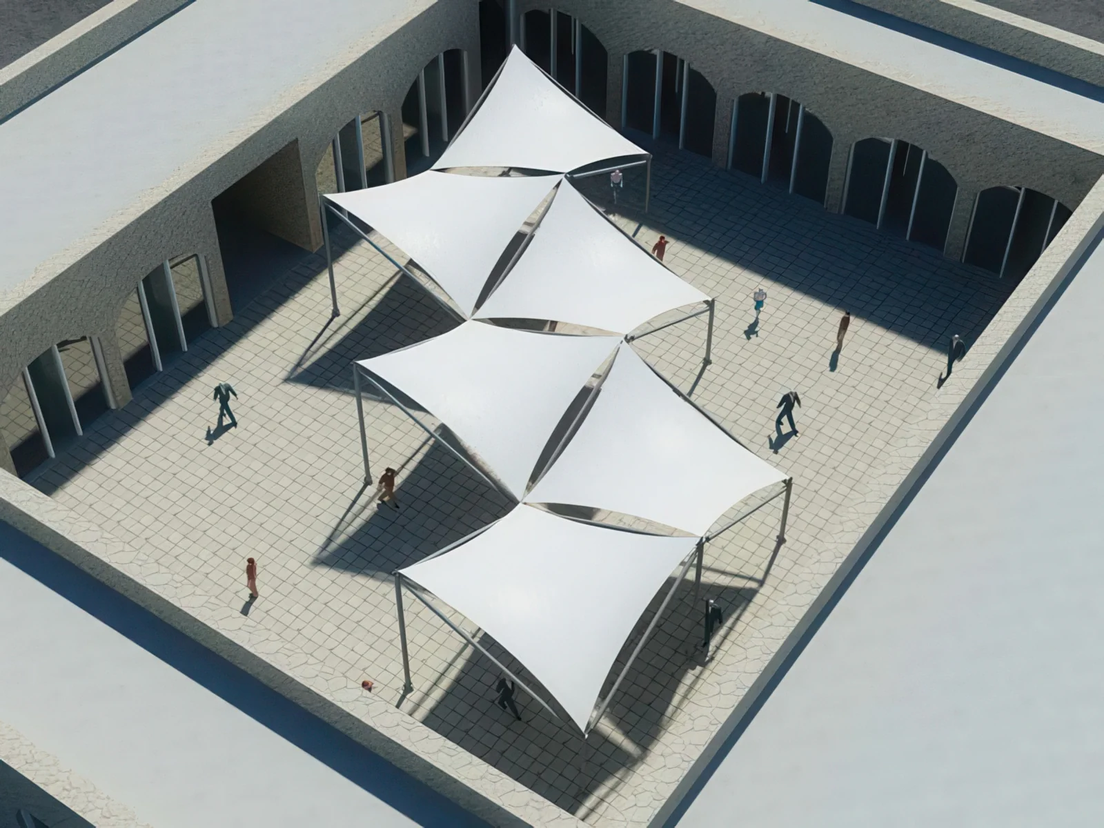 Теневые навесы проект 62