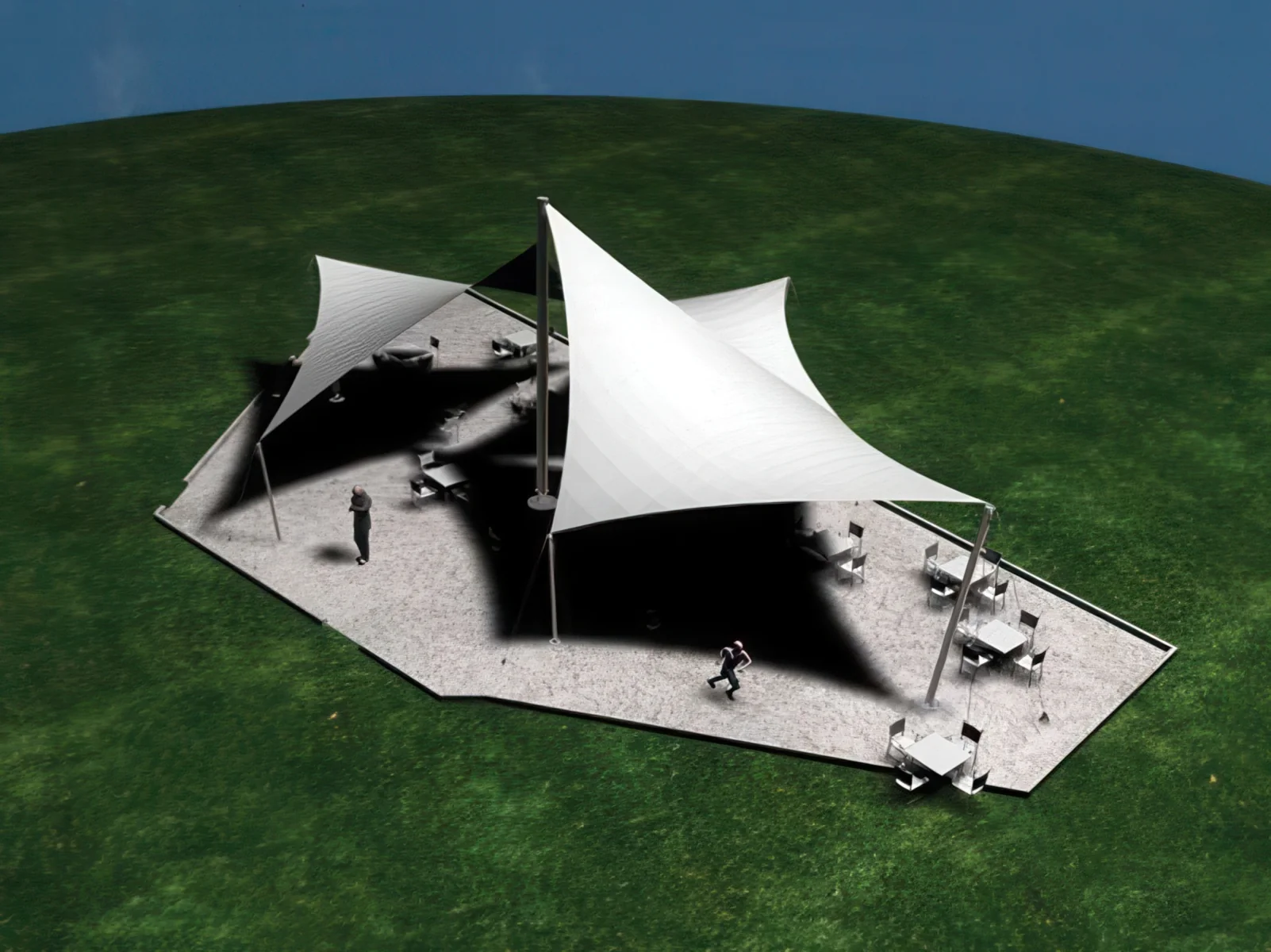 Теневые навесы проект 70