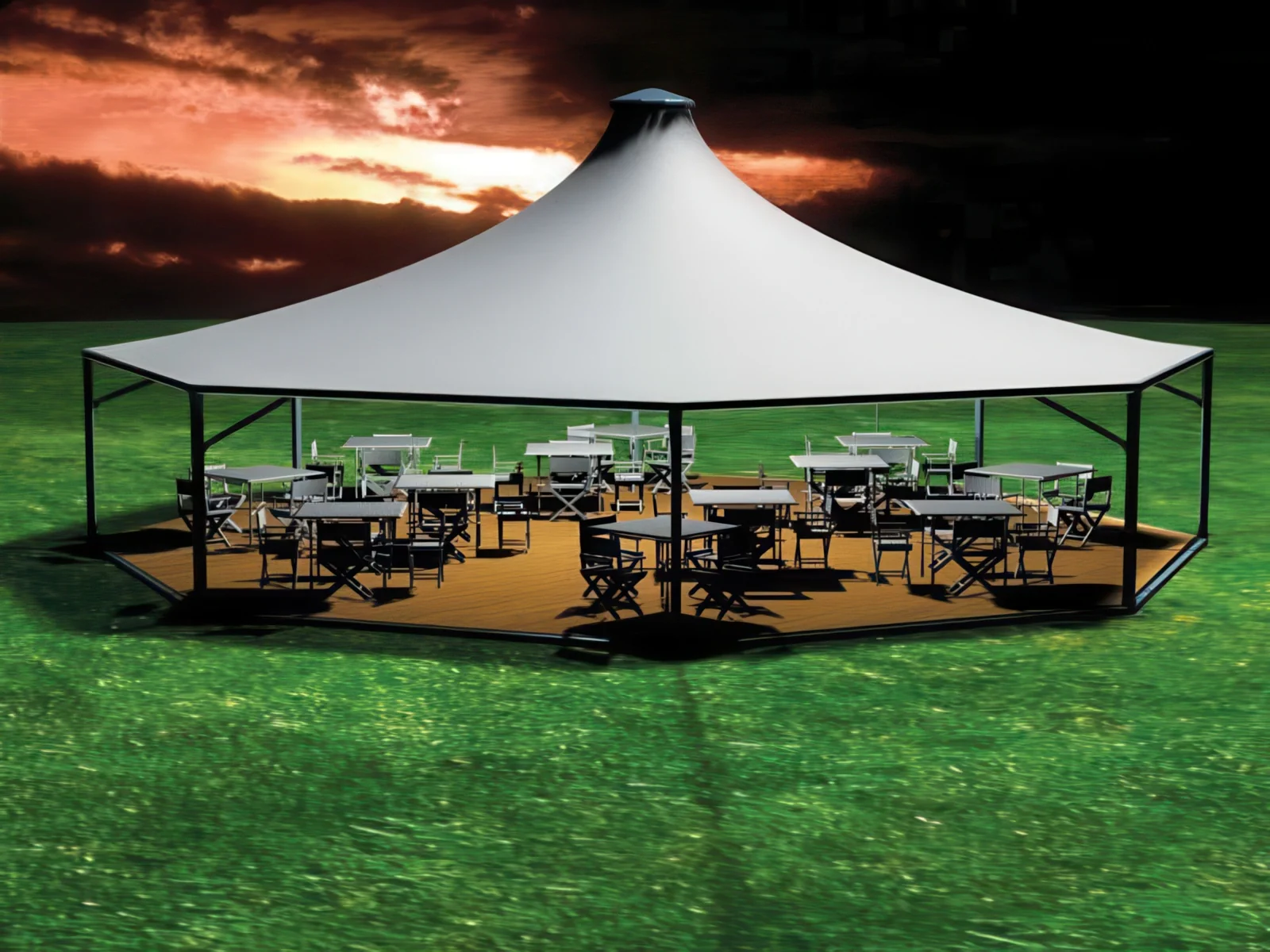 Теневые навесы проект 75