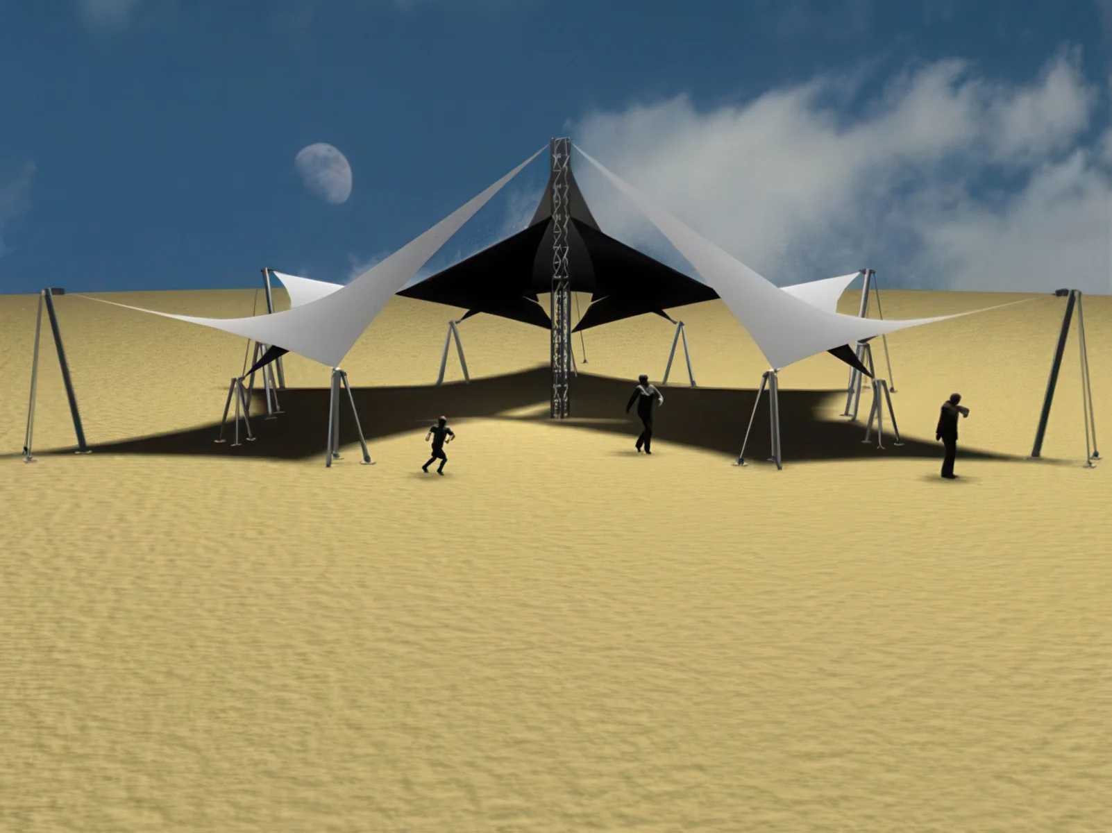 Теневые навесы проект 78