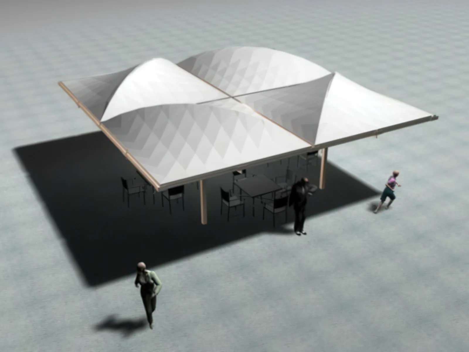 Теневые навесы проект 81