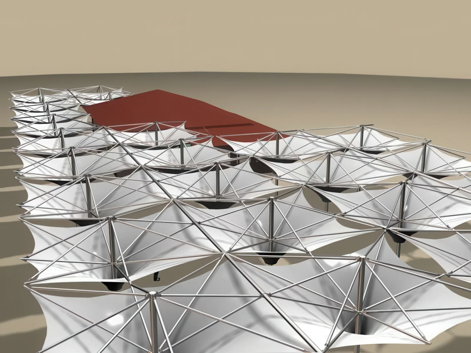 Теневые навесы проект 85