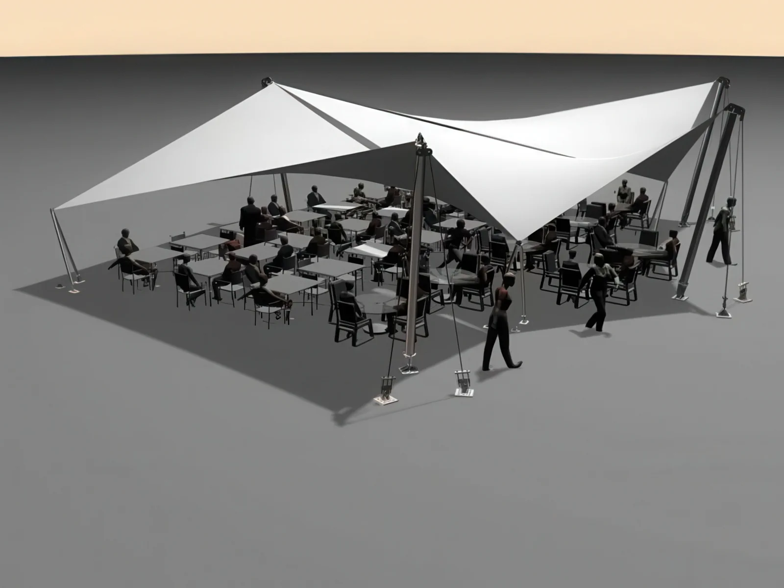 Теневые навесы проект 87