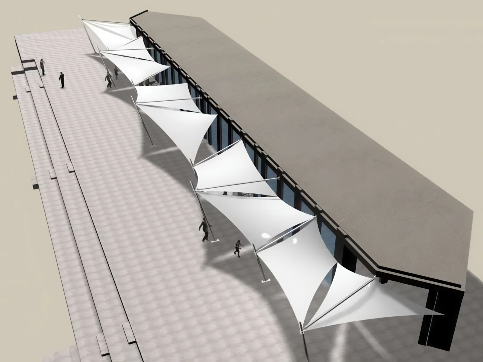 Теневые навесы проект 88