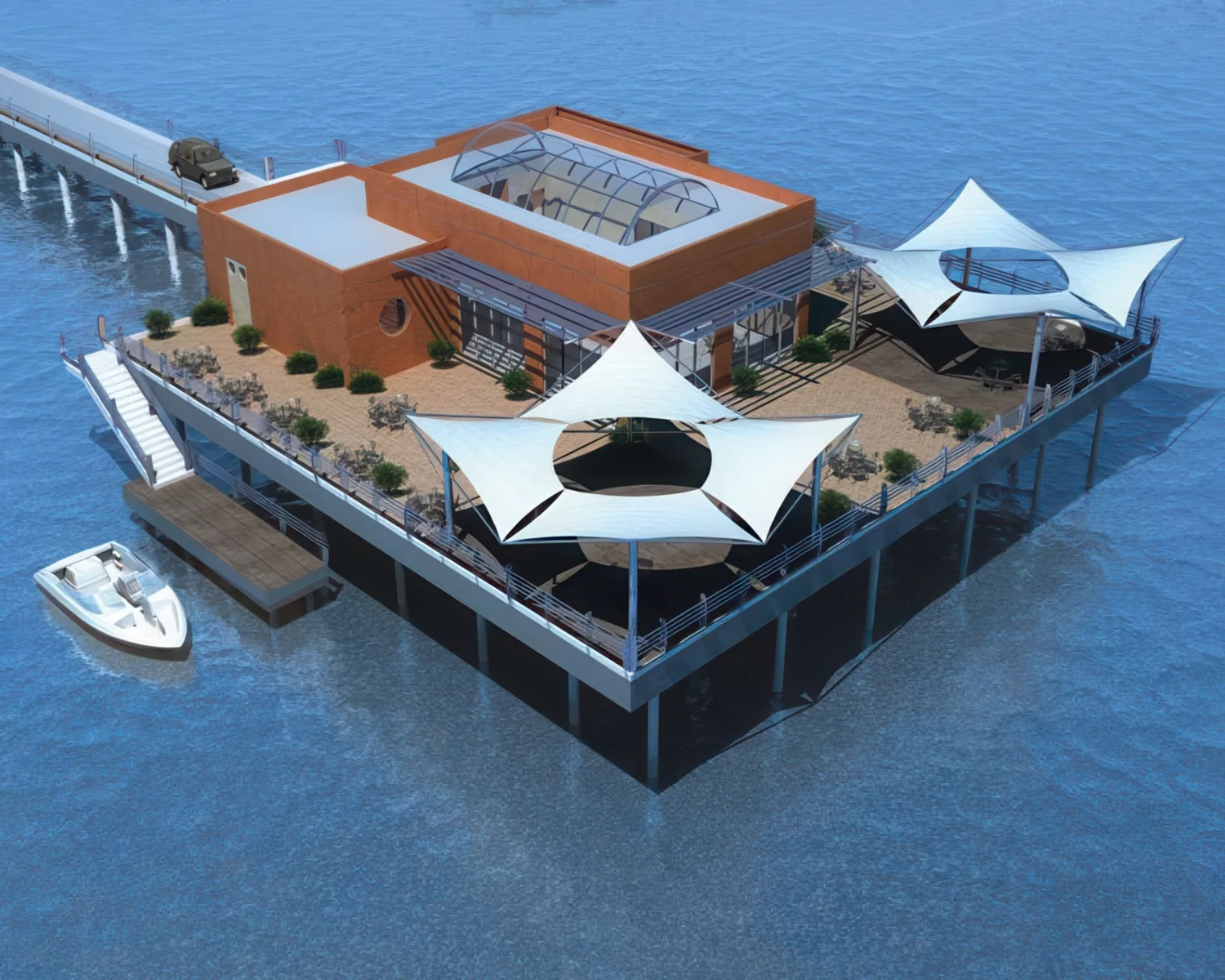 Теневые навесы проект 89