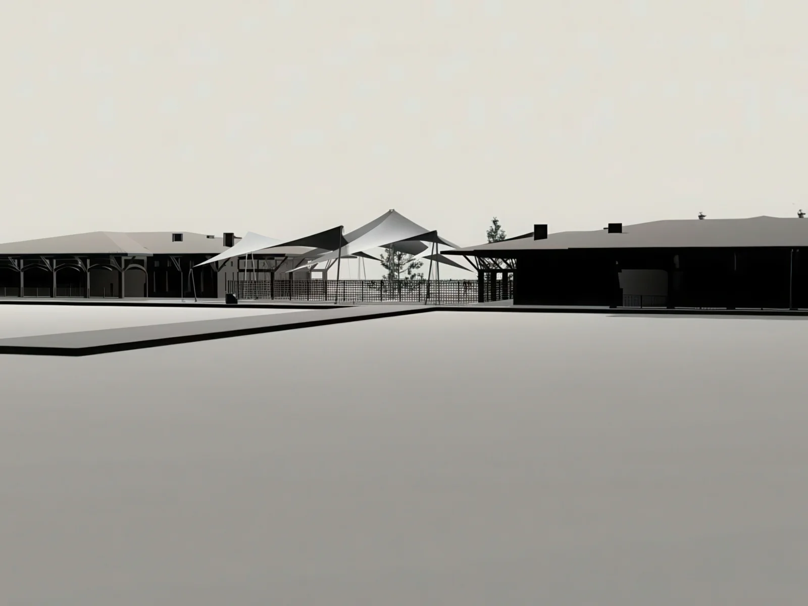 Теневые навесы проект 90