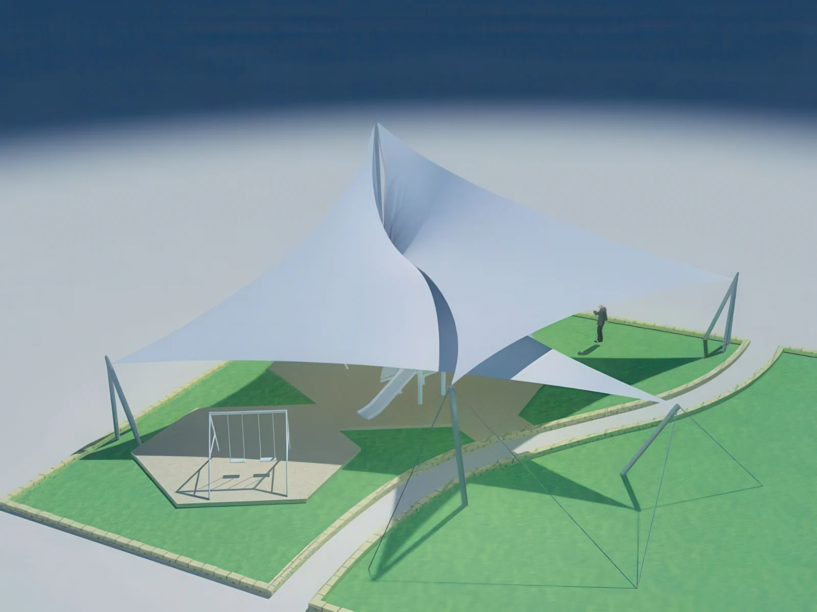 Теневые навесы проект 94