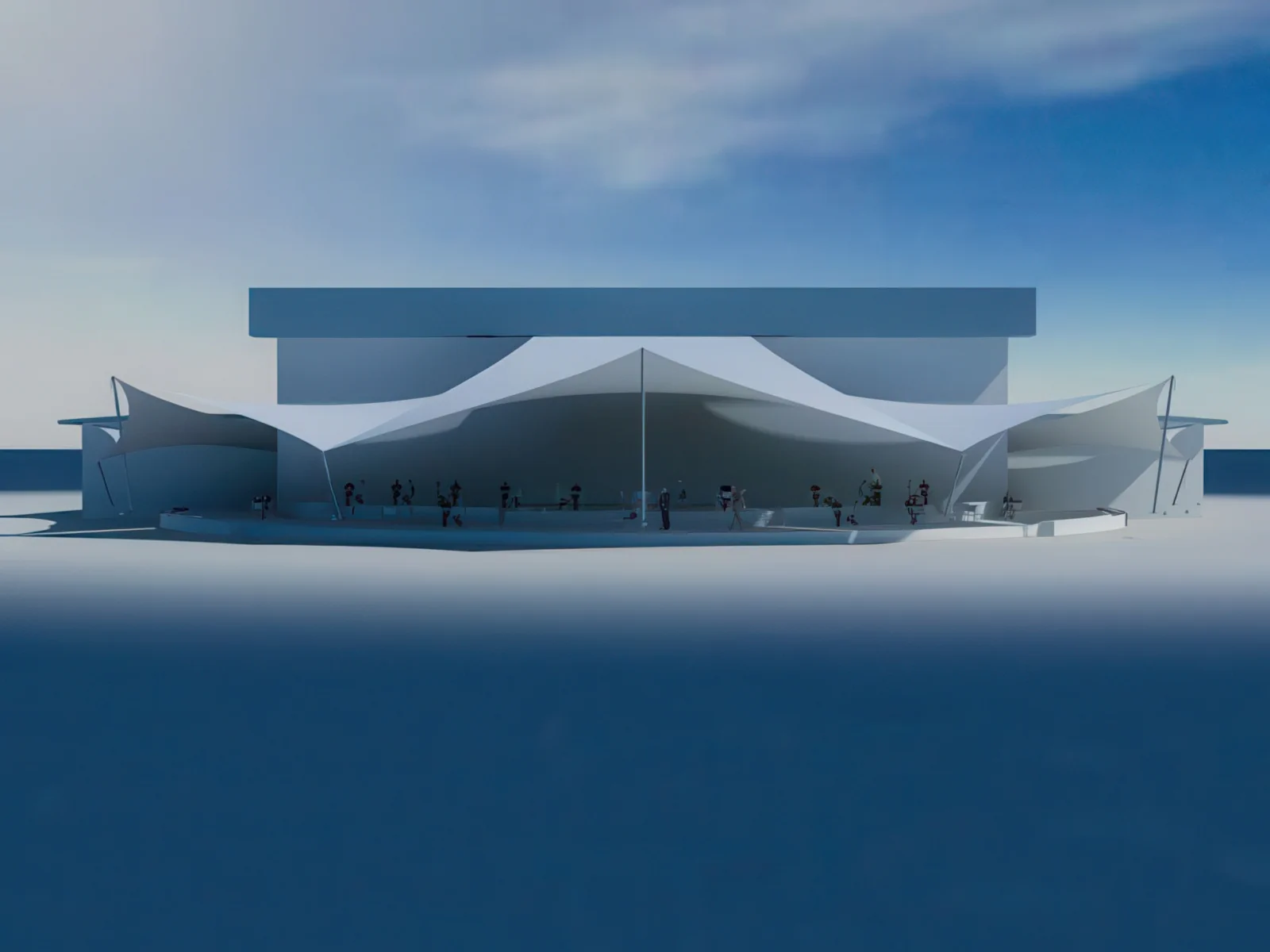 Теневые навесы проект 102