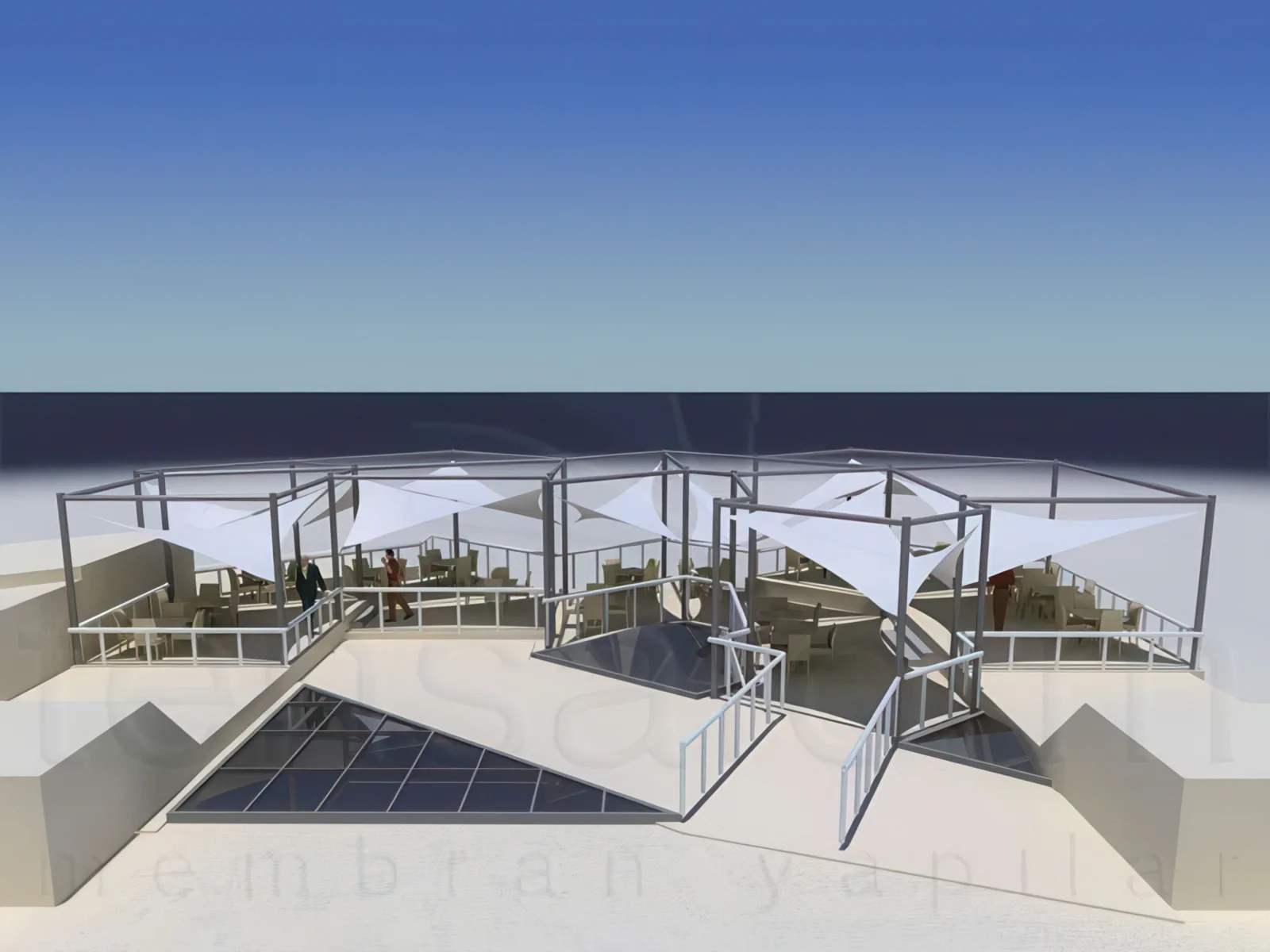 Теневые навесы проект 108