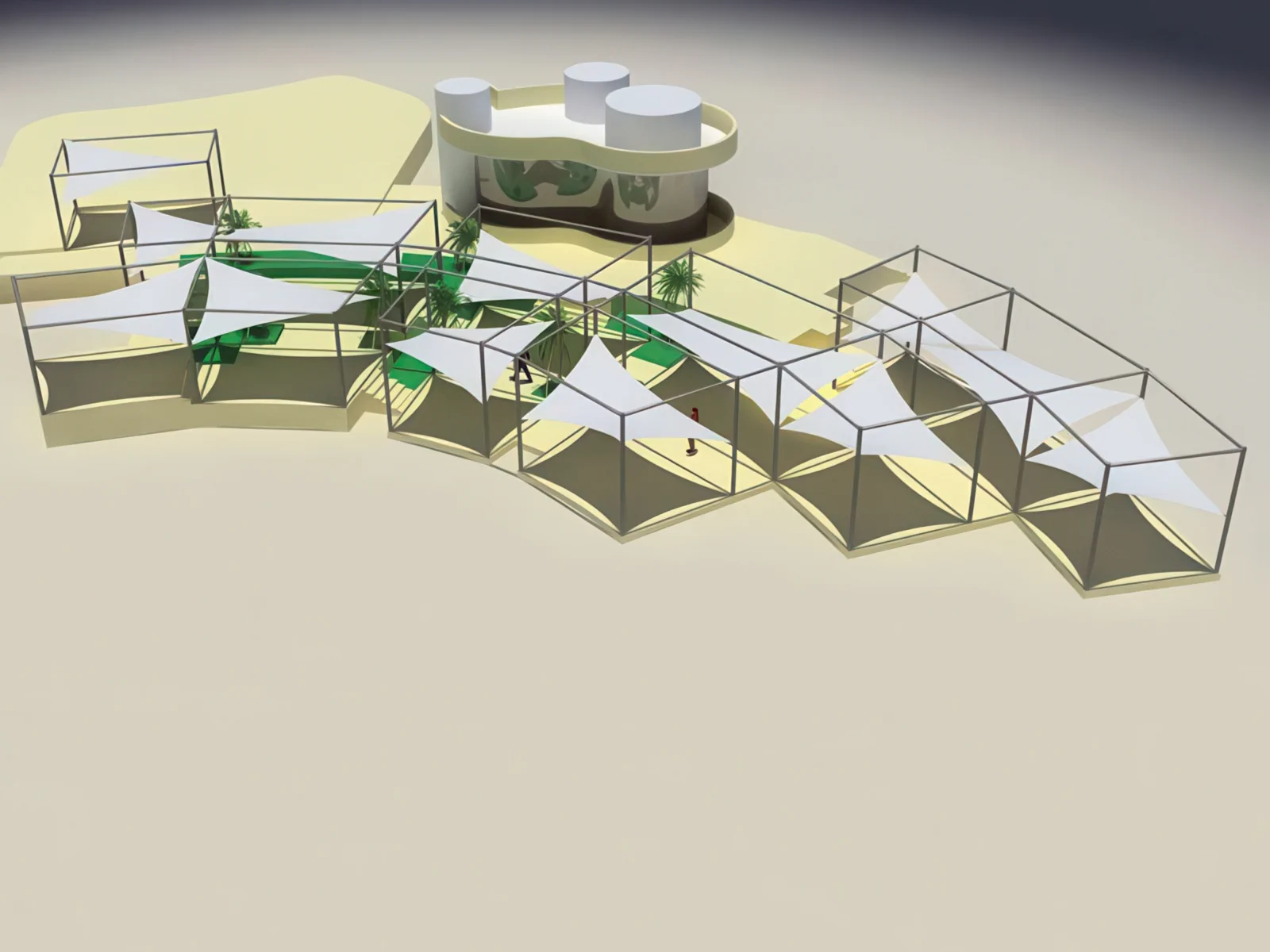 Теневые навесы проект 109