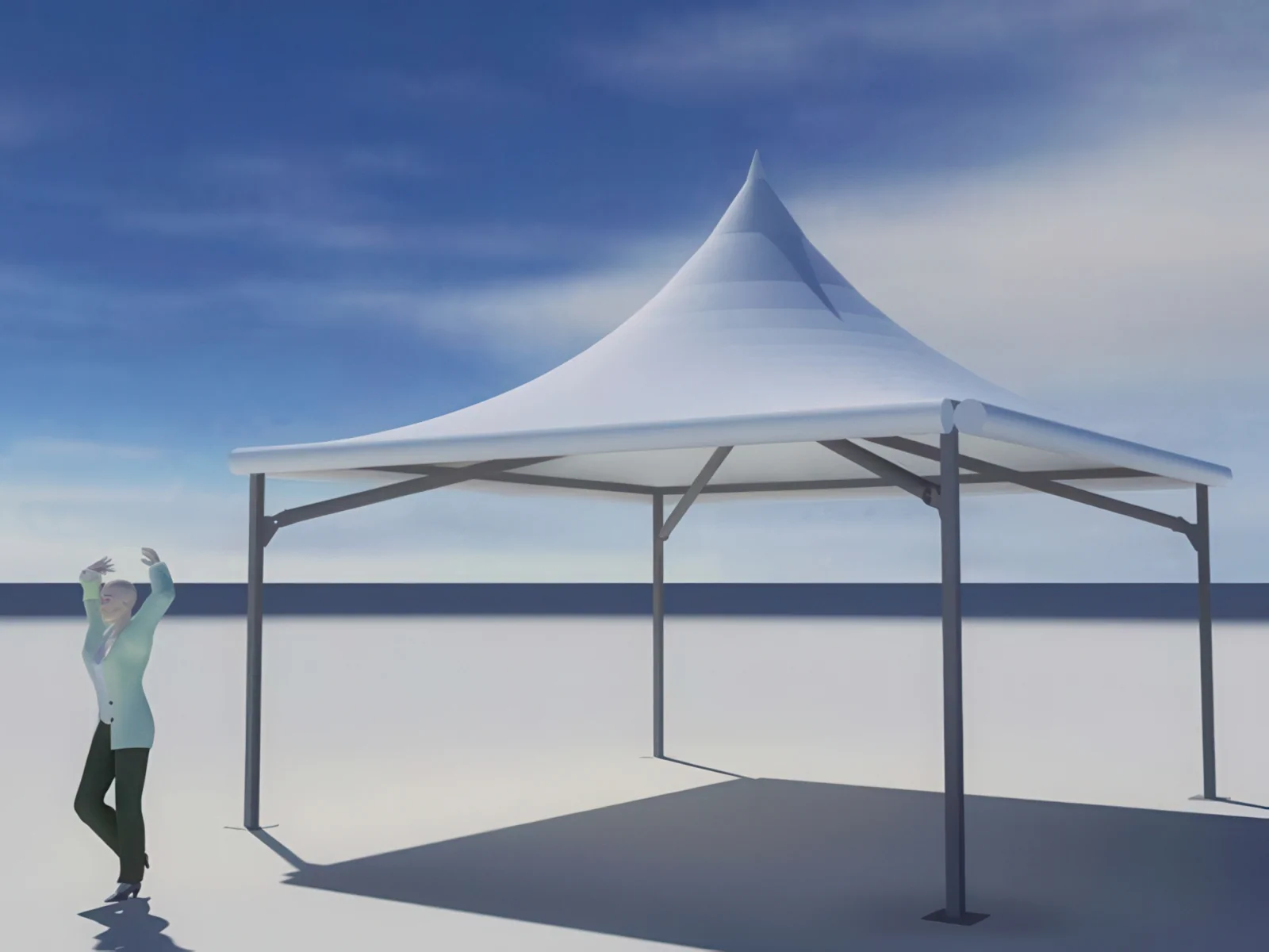 Теневые навесы проект 110