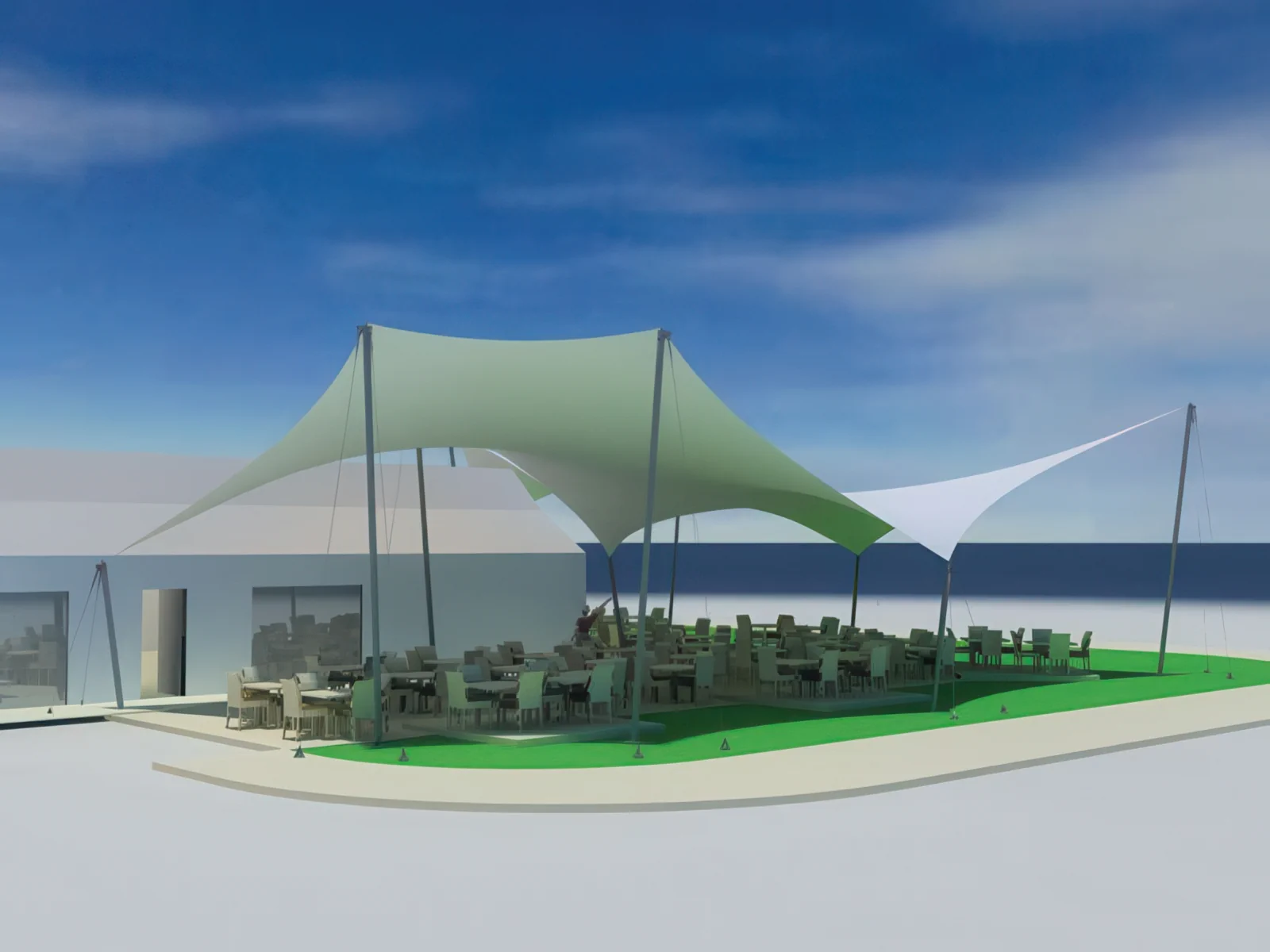 Теневые навесы проект 111