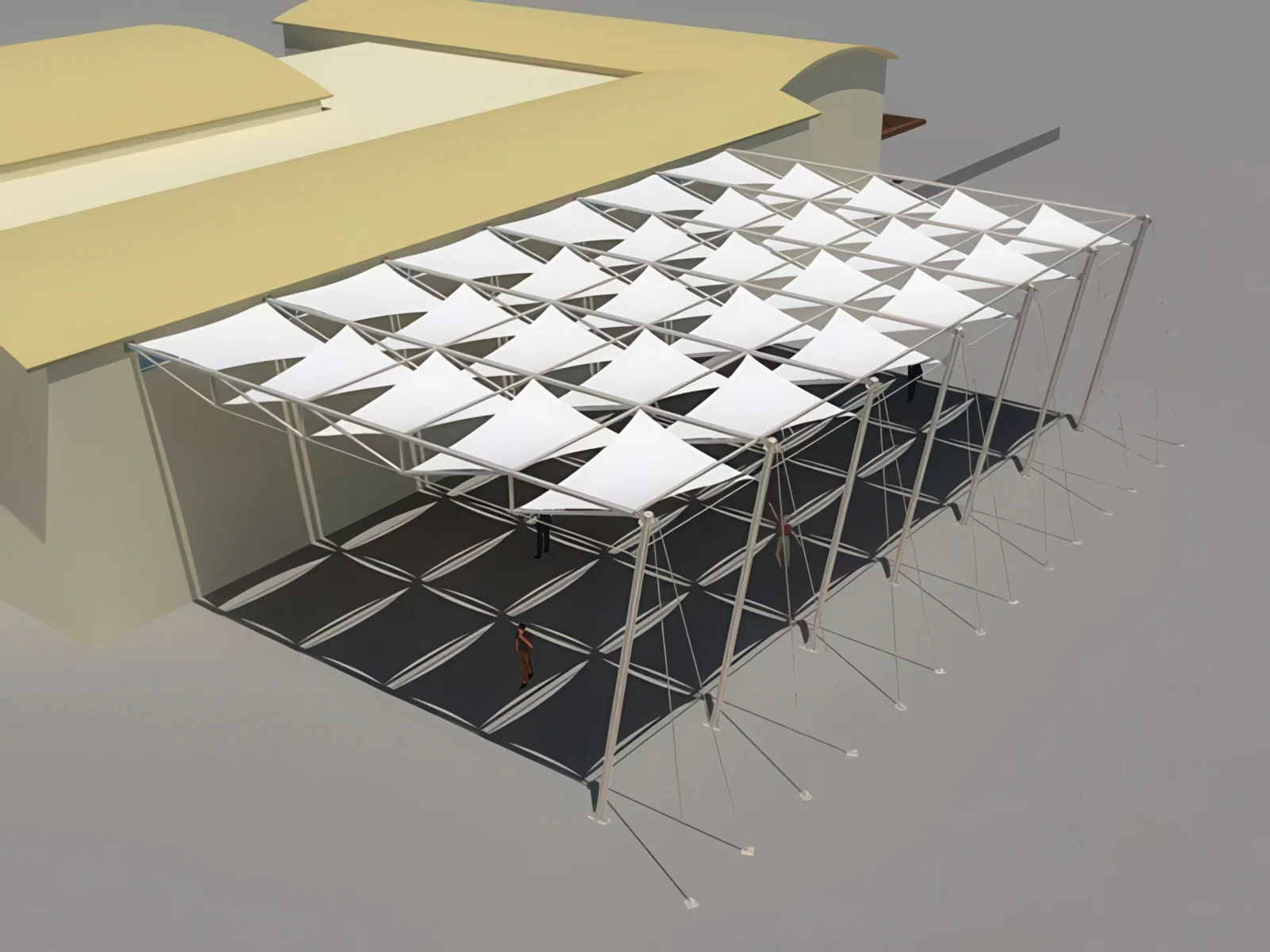 Теневые навесы проект 116