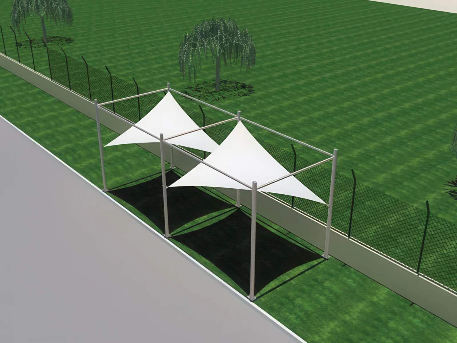 Теневые навесы проект 127