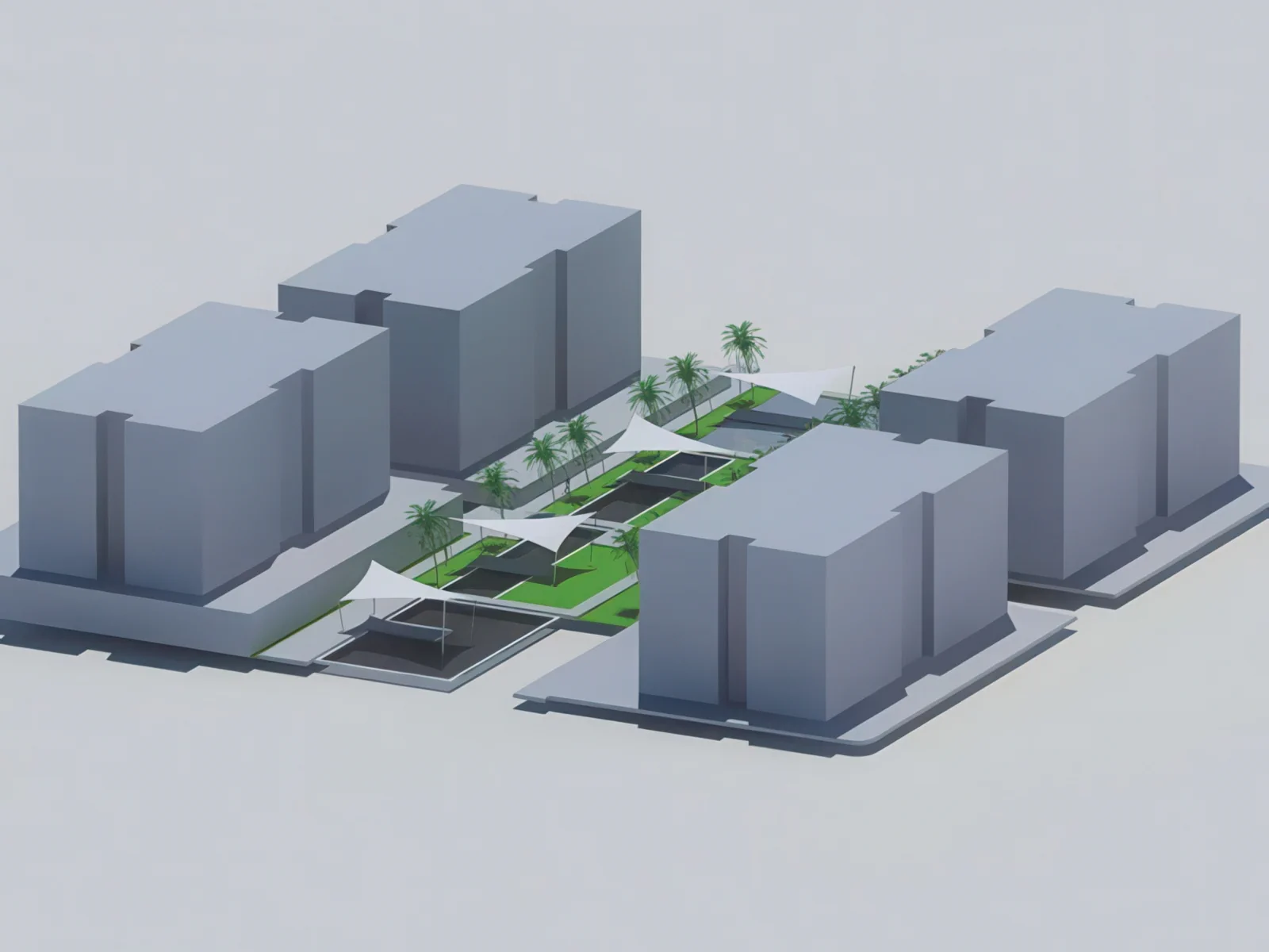 Теневые навесы проект 128