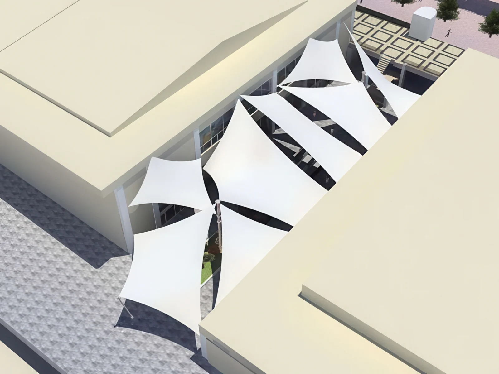 Теневые навесы проект 137