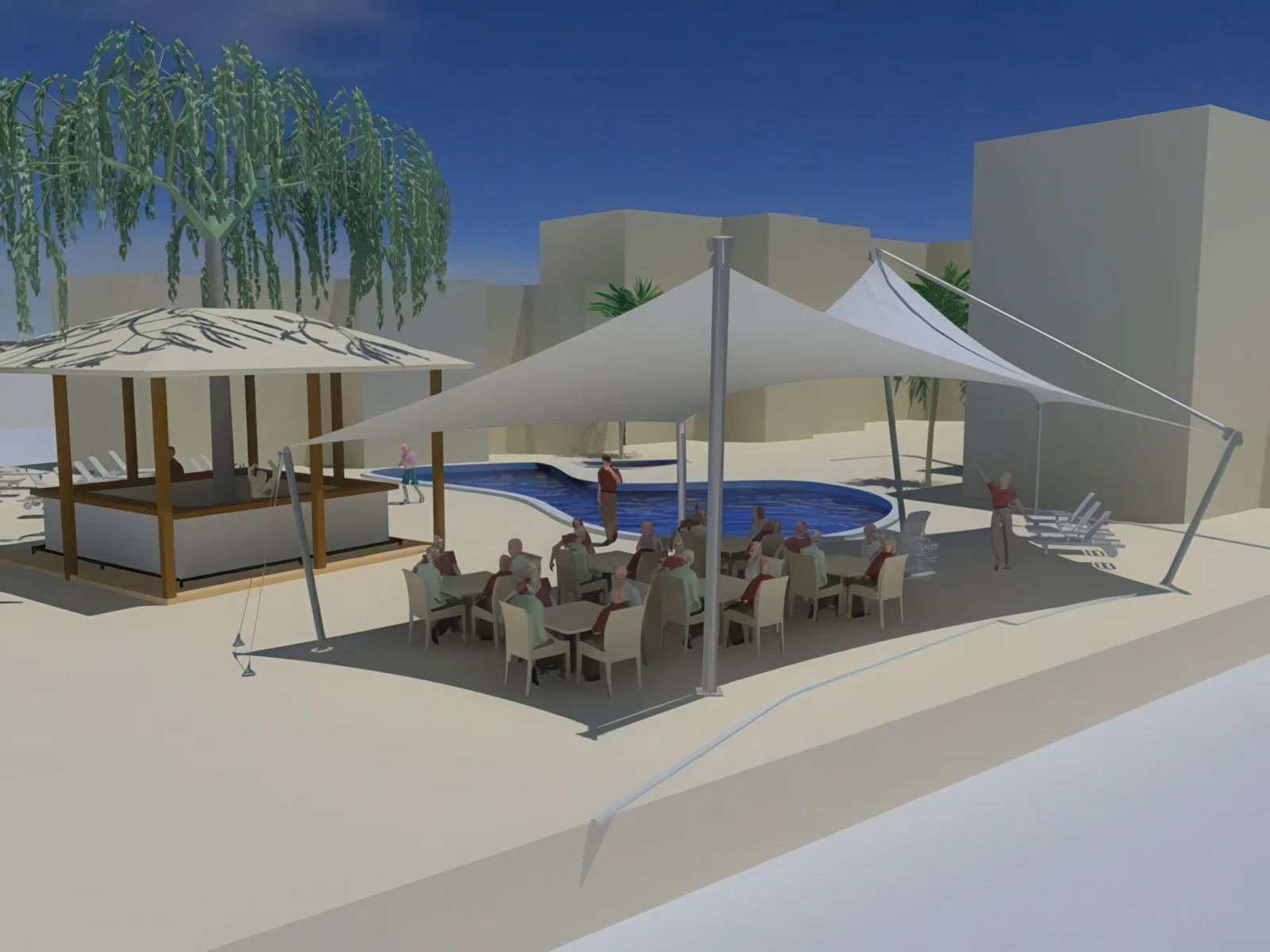 Теневые навесы проект 146